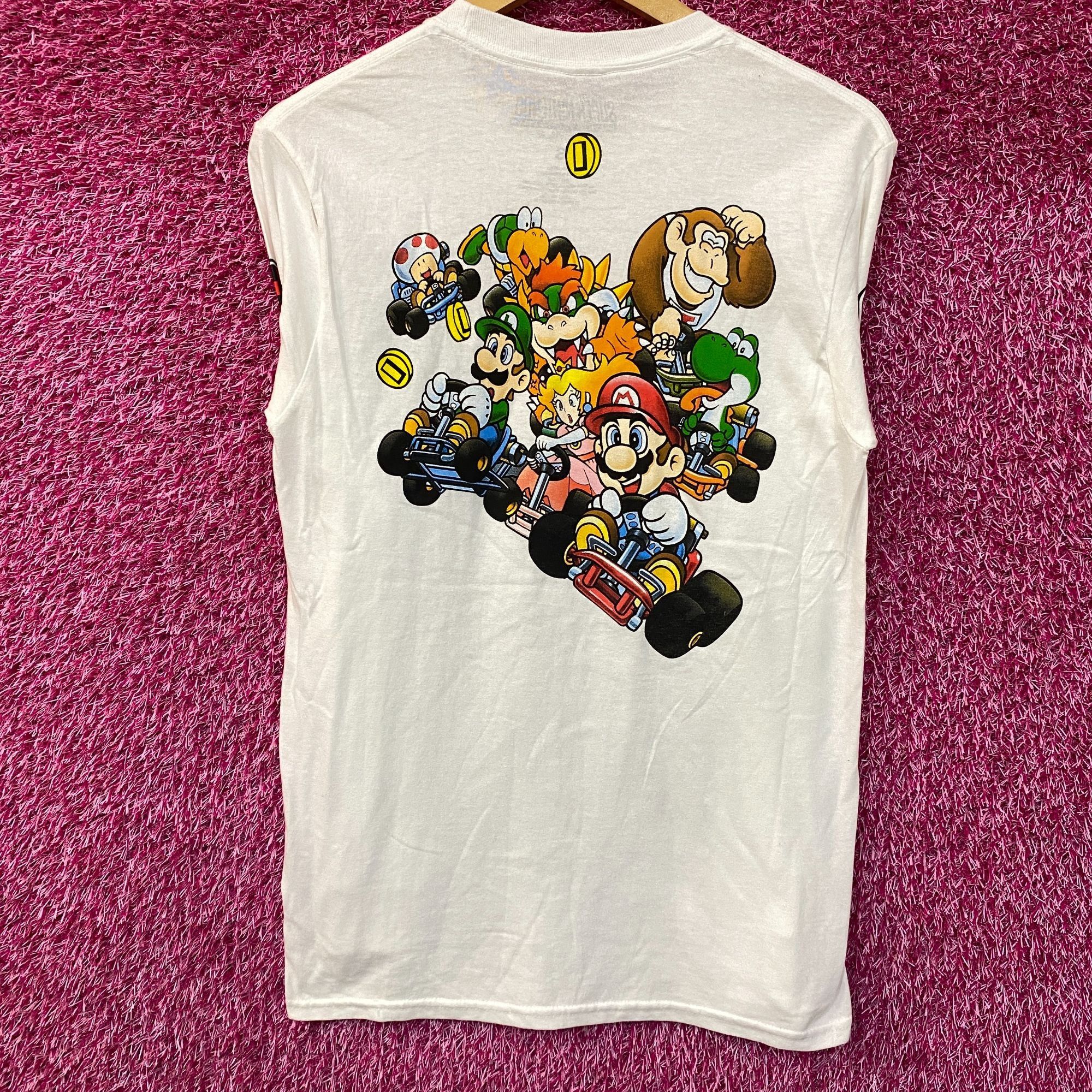 Nintendo Super Nintendo Super Mario Kart Retro Game Long Sleeve T-Shi Size US S / EU 44-46 / 1 - 1 Thumbnail
