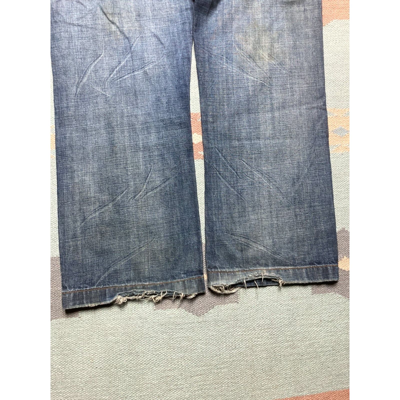 Sean John VINTAGE Sean John Jeans Hip Hop Baggy Wide-Leg 38x34 Men blue Size US 38 / EU 54 - 2 Thumbnail