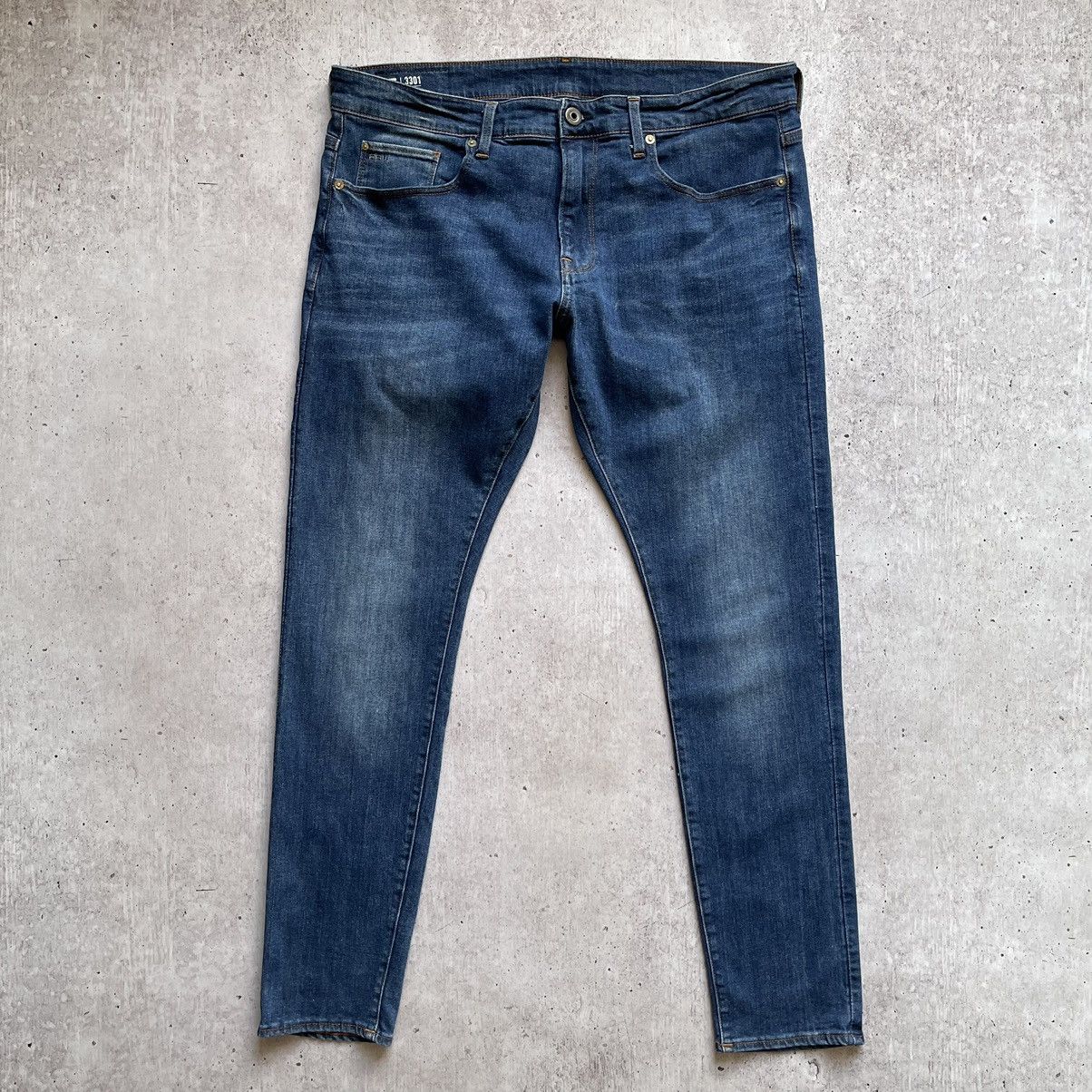 G-Star × Jean Gstar Raw 3301 Skinny Size US 38 / EU 54 - 4 Thumbnail
