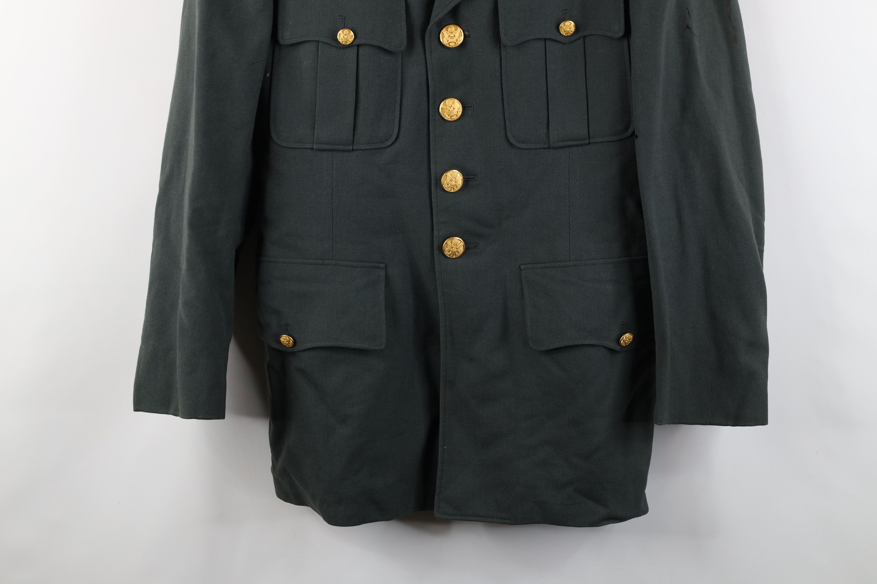 Vintage Vintage 60s Vietnam Era Class 3 Officer Jacket Green USA Size US L / EU 52-54 / 3 - 3 Thumbnail