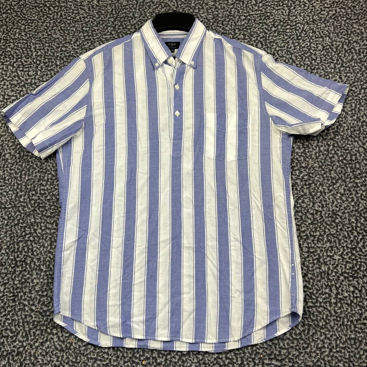 J.Crew J. Crew Shirt Men Striped Summer Plaid Short Sleeve M Size US M / EU 48-50 / 2 - 1 Thumbnail