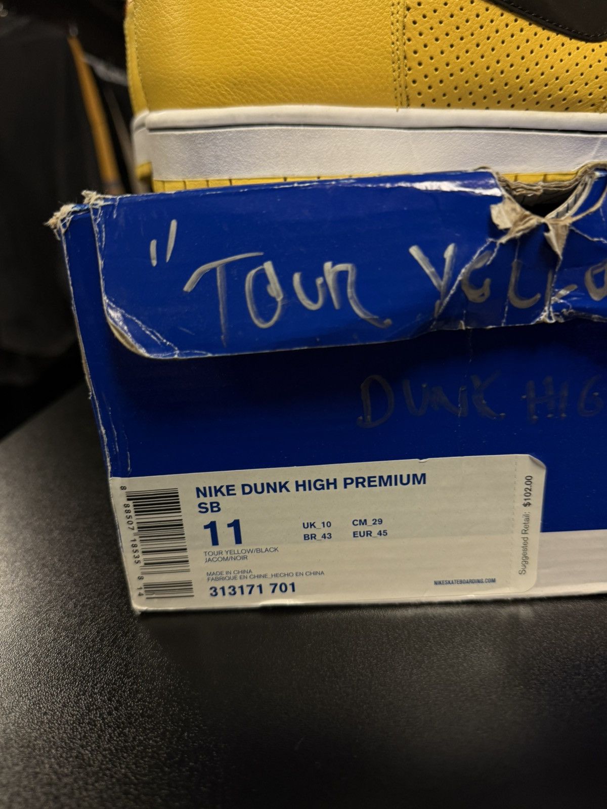 Nike Size 11 - Nike SB Dunk High Premium Wet Floor OG BOX 2009 Size US 11 / EU 44 - 10 Thumbnail
