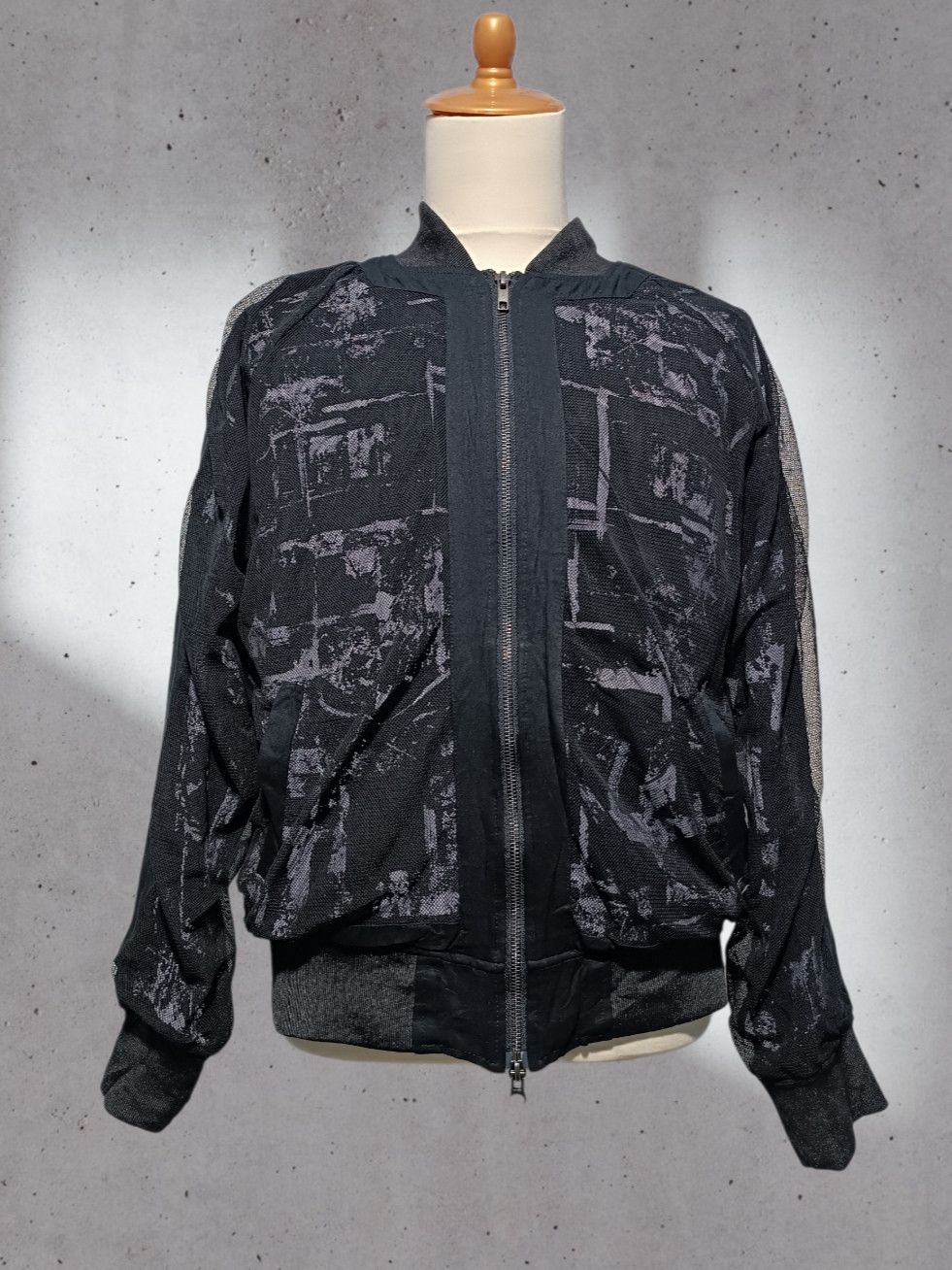 semanticdesign Sematic Design Zip-Up Mesh Bomber Art Lining Rayon Size US L / EU 52-54 / 3 - 2 Thumbnail