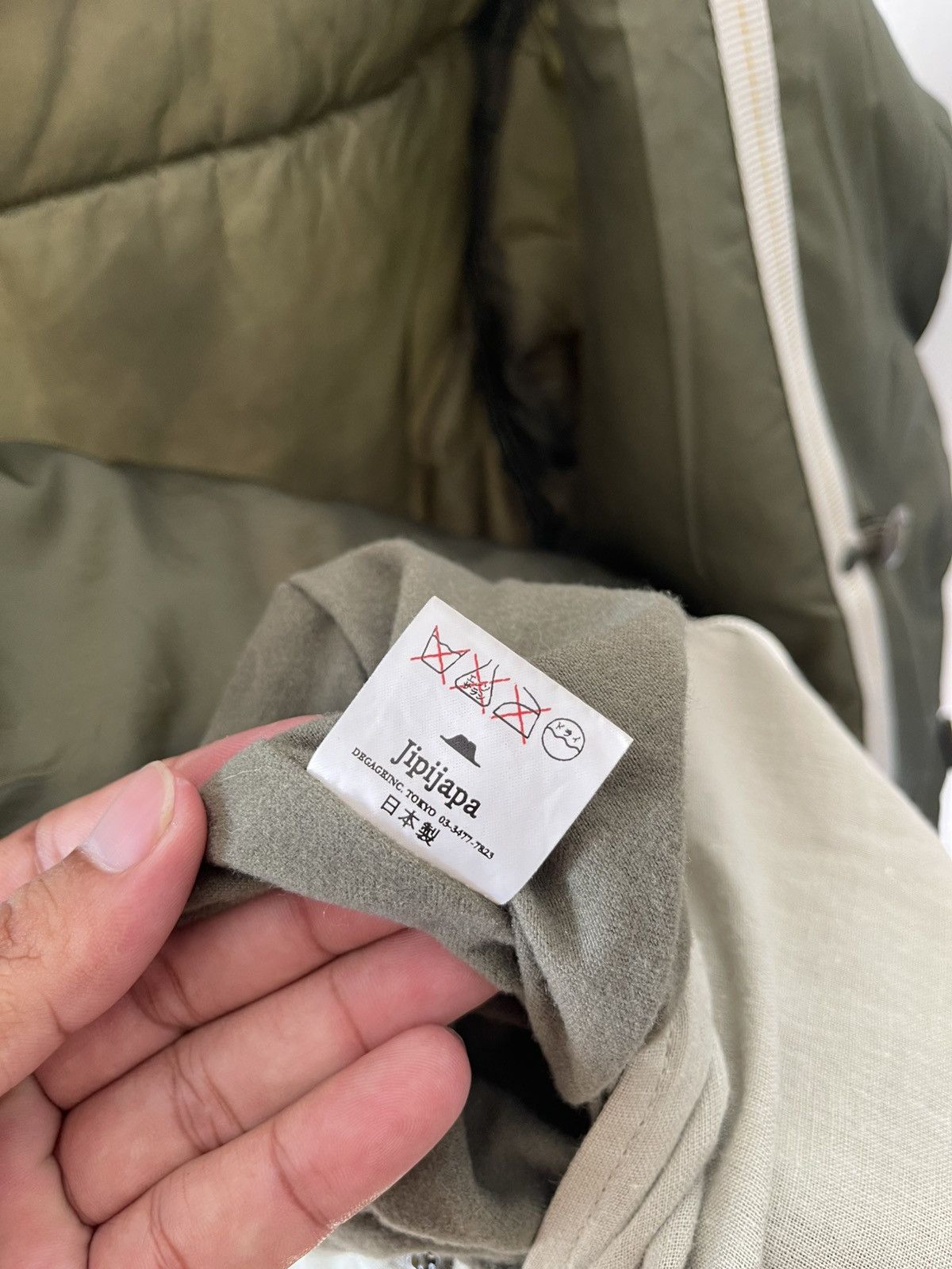 Grailed × Japanese Brand 2000s JipiJapa Army Green Puffer Reversible Jacket Size US L / EU 52-54 / 3 - 16 Thumbnail