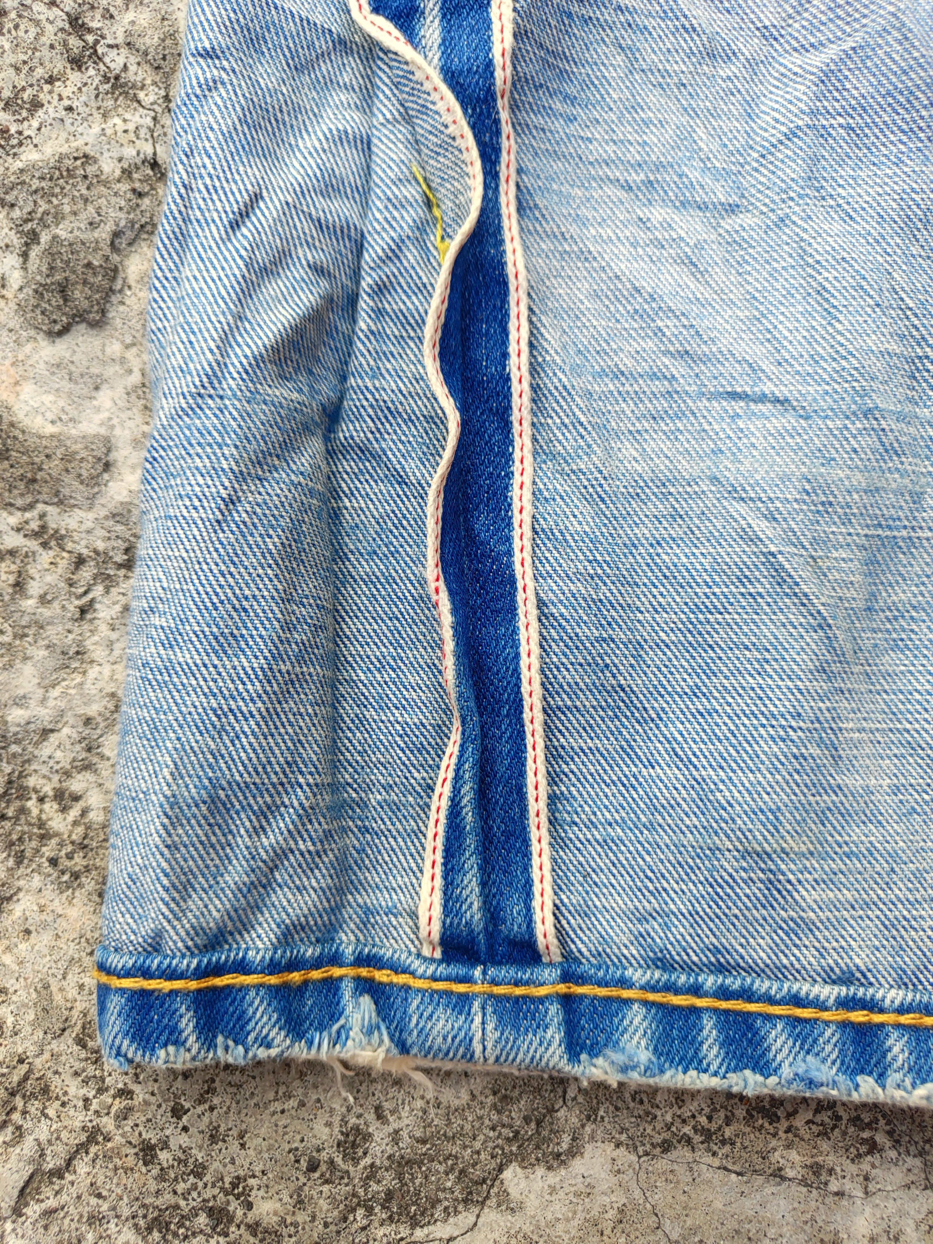 Evisu Evisu Selvedge Ripped Size US 33 - 10 Thumbnail