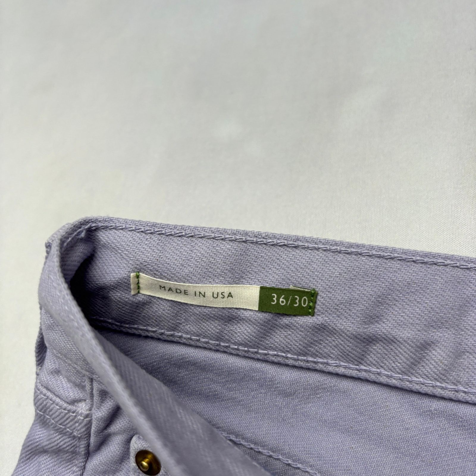 Sid Mashburn Sid Mashburn Straight Leg Jeans 36x30 Purple Denim 5 Pocket Size US 36 / EU 52 - 3 Thumbnail
