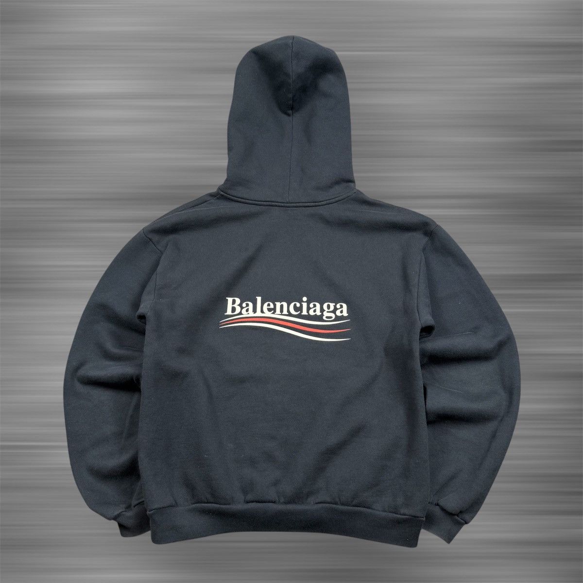 Balenciaga Balenciaga Big Logo ‘Navy’ Hoodie Size US S / EU 44-46 / 1 - 3 Thumbnail