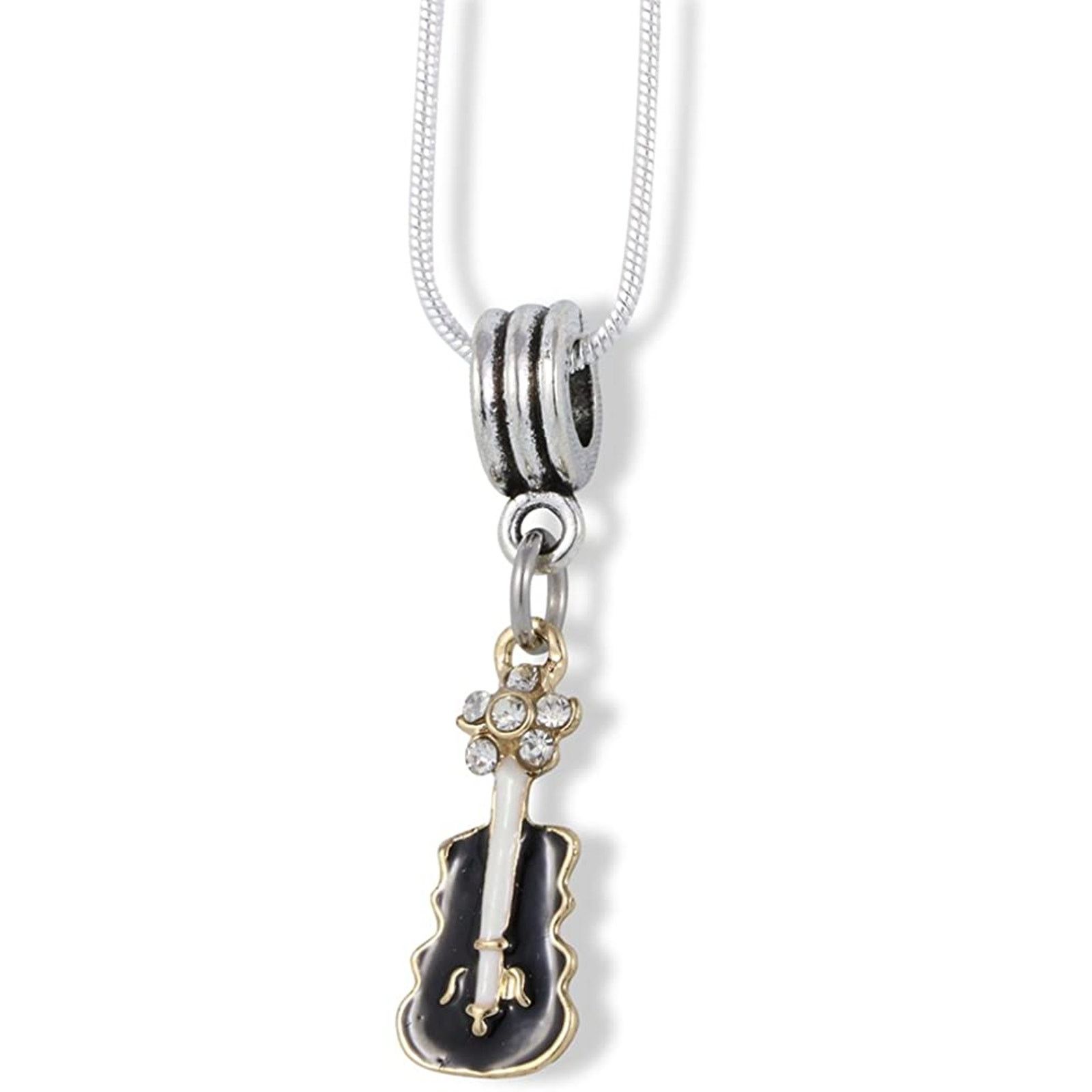 & Other Stories Bass Cello Musical Instrument Charm Snake Chain Necklace Size ONE SIZE - 1 Thumbnail