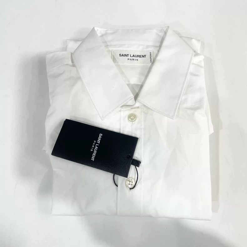 Saint Laurent Paris Saint Laurent Paris size 36 White cotton shirt 2504-Nextar Size US M / EU 48-50 / 2 - 3 Thumbnail
