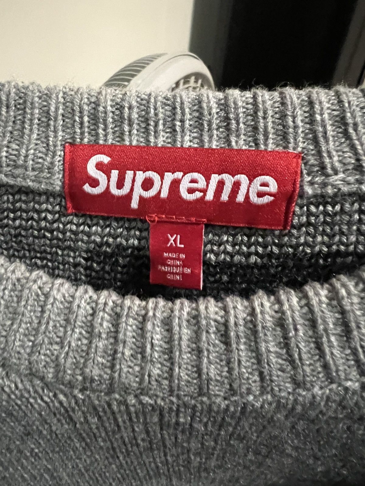 Supreme × Thrasher Supreme Trasher Sweater. Heather Grey XL Size US XL / EU 56 / 4 - 5 Thumbnail