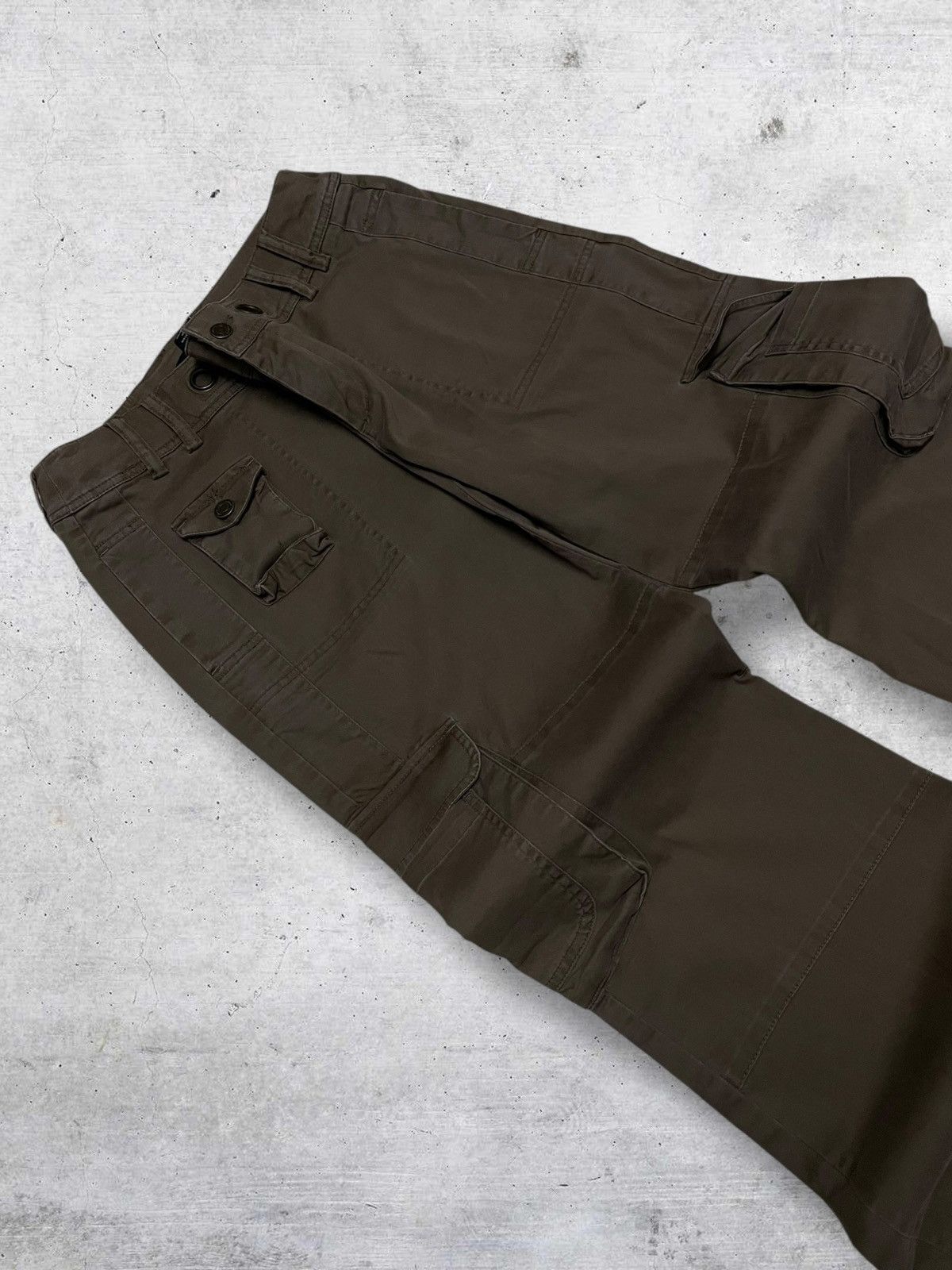 PPFM VINTAGE MODA CRAFTED JAPAN 90S DESIGNER UTILITY COMBAT CARGO Size US 29 - 3 Thumbnail