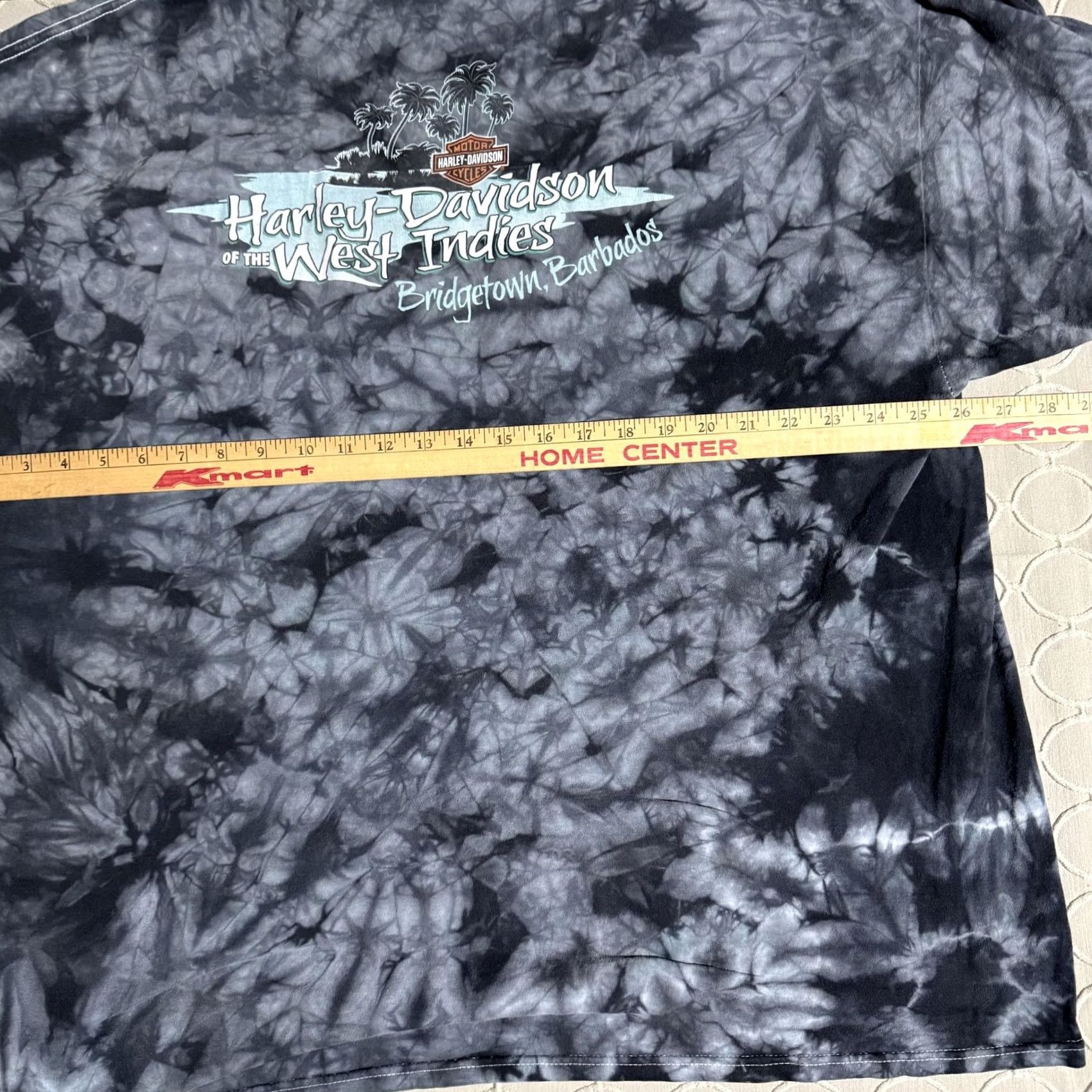 Harley Davidson Harley-Davidson Shirt Mens 3XL Tie Dye West Indies Barbados Motorcycle Biker Shirt Size US XXL / EU 58 / 5 - 6 Thumbnail