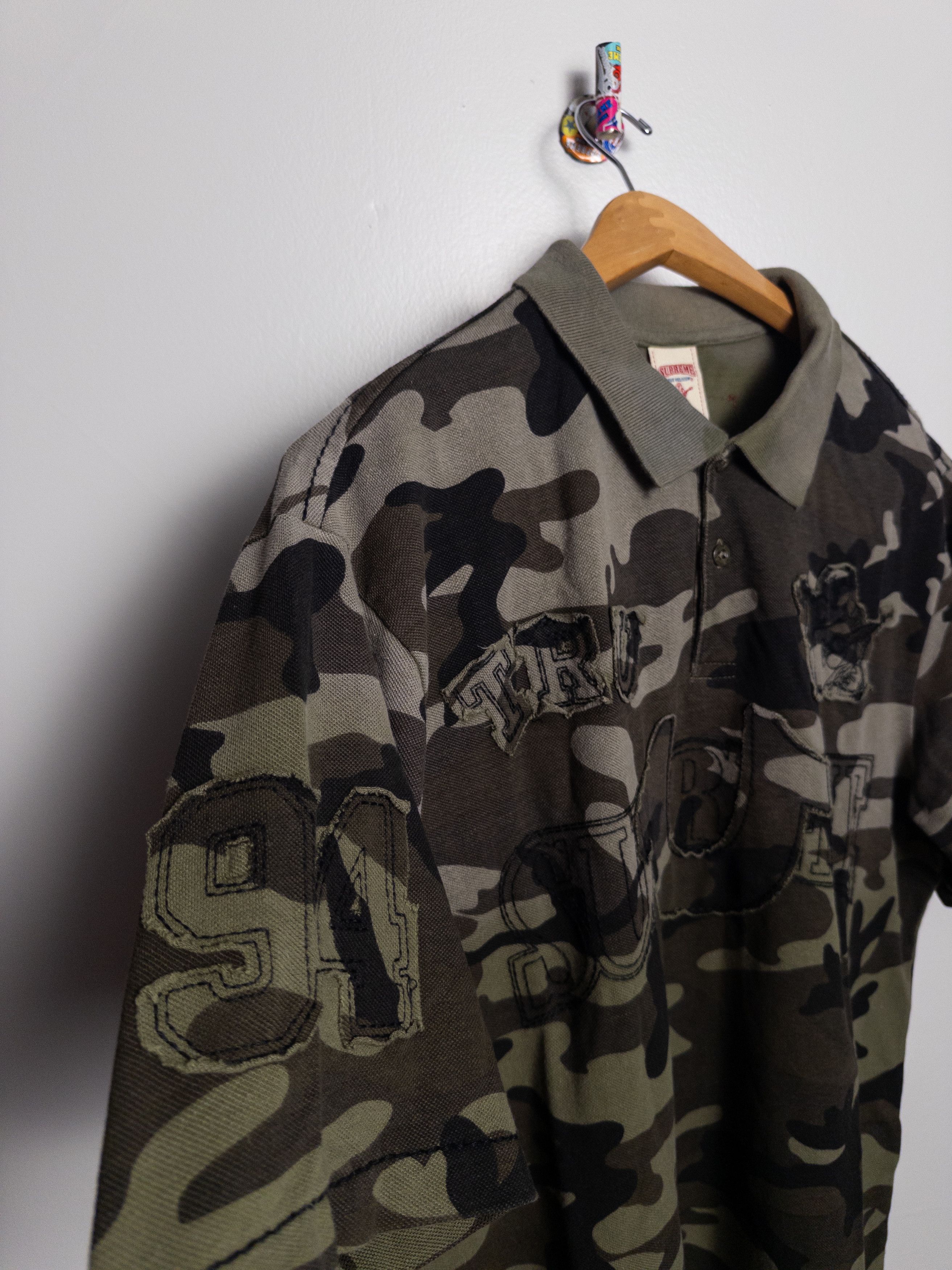 Supreme × True Religion APPLIQUE POLO OLIVE CAMO Size US M / EU 48-50 / 2 - 4 Thumbnail