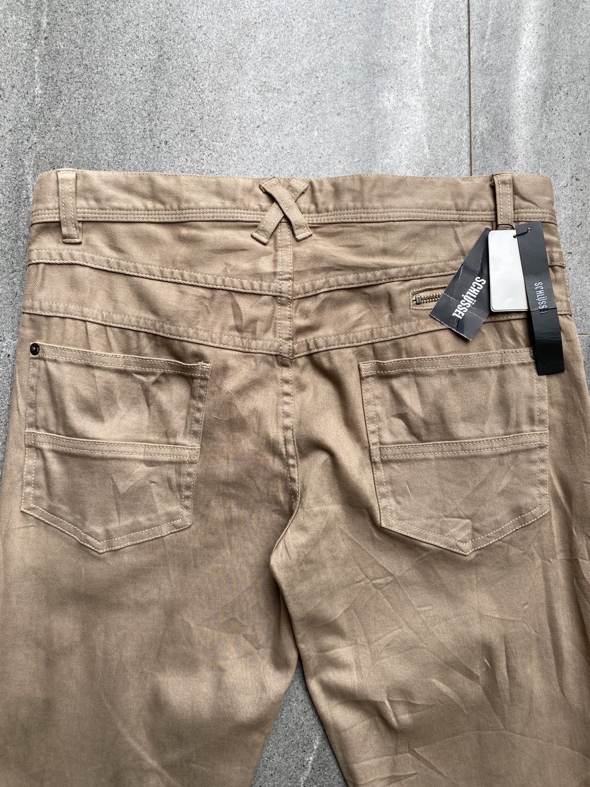 Schlussel Schlussel Slim Pants – Crinkle Washed Detail – New With Tags Size US 32 / EU 48 - 8 Thumbnail