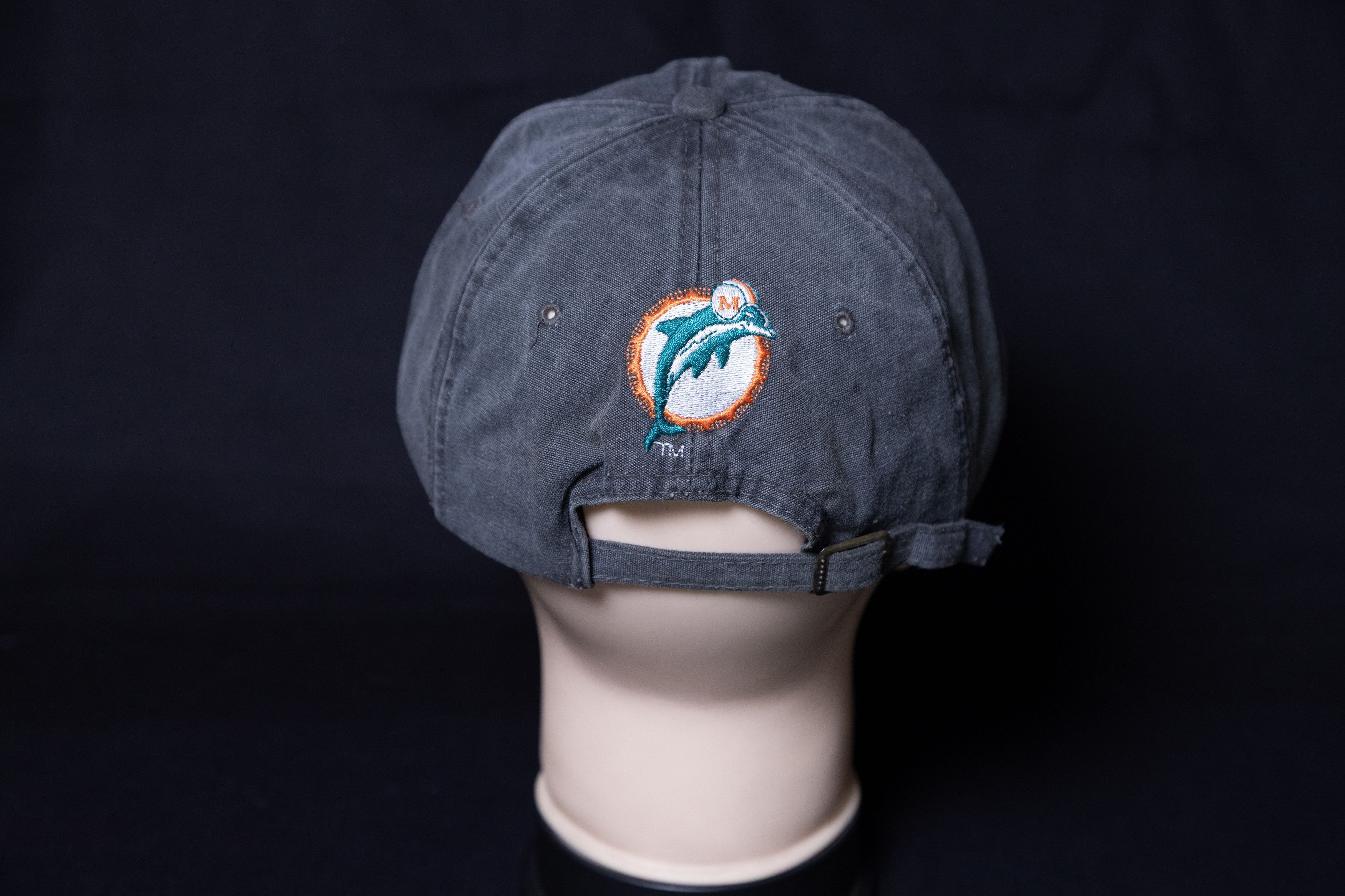 NFL Miami Dolphins Stonewashed Baseball Cap NFL Vintage Size ONE SIZE - 4 Thumbnail