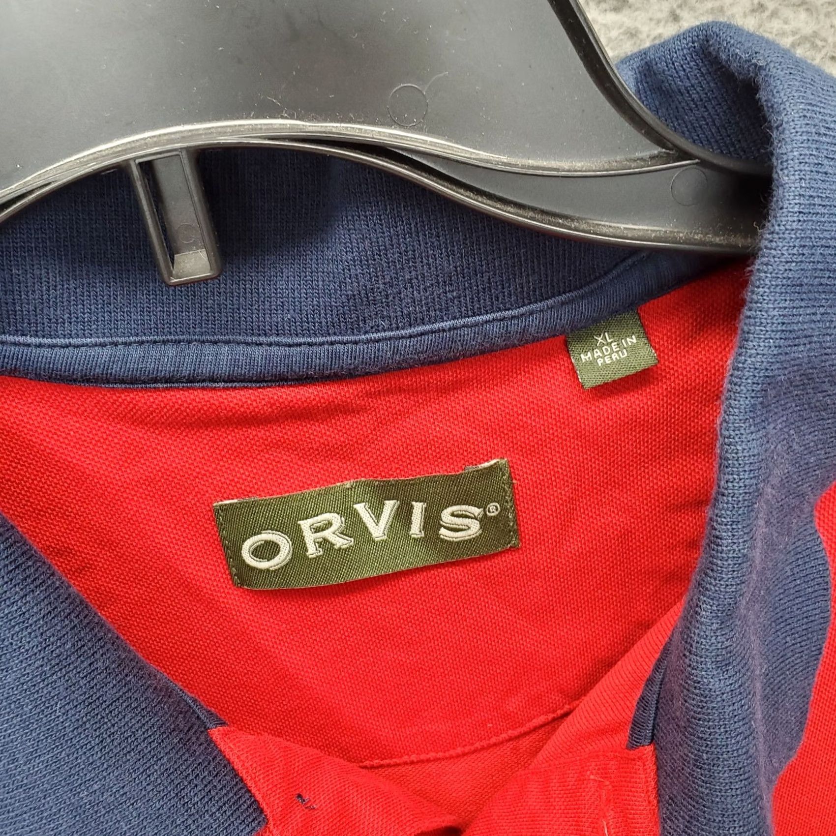 Orvis Orvis Polo Shirt Mens XL Red Golf Performance Short Sleeve Popover Slit Size US XL / EU 56 / 4 - 8 Thumbnail