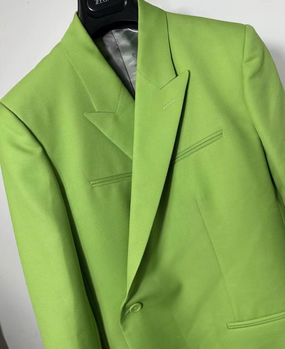 Dior Dior Plain Color Asymmetrical Button Jacket 0079-2507 Size US M / EU 48-50 / 2 - 3 Thumbnail