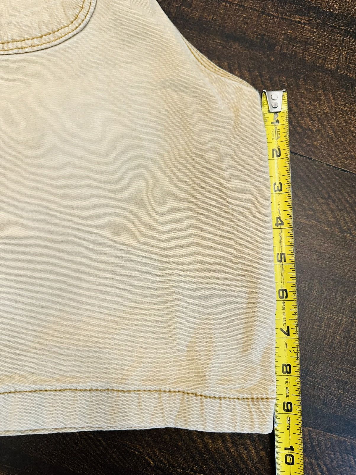 Carhartt Carhartt Tan Men's Shorts Size 34x9.5 Relaxed Fit-Spots- Size US 34 / EU 50 - 8 Thumbnail