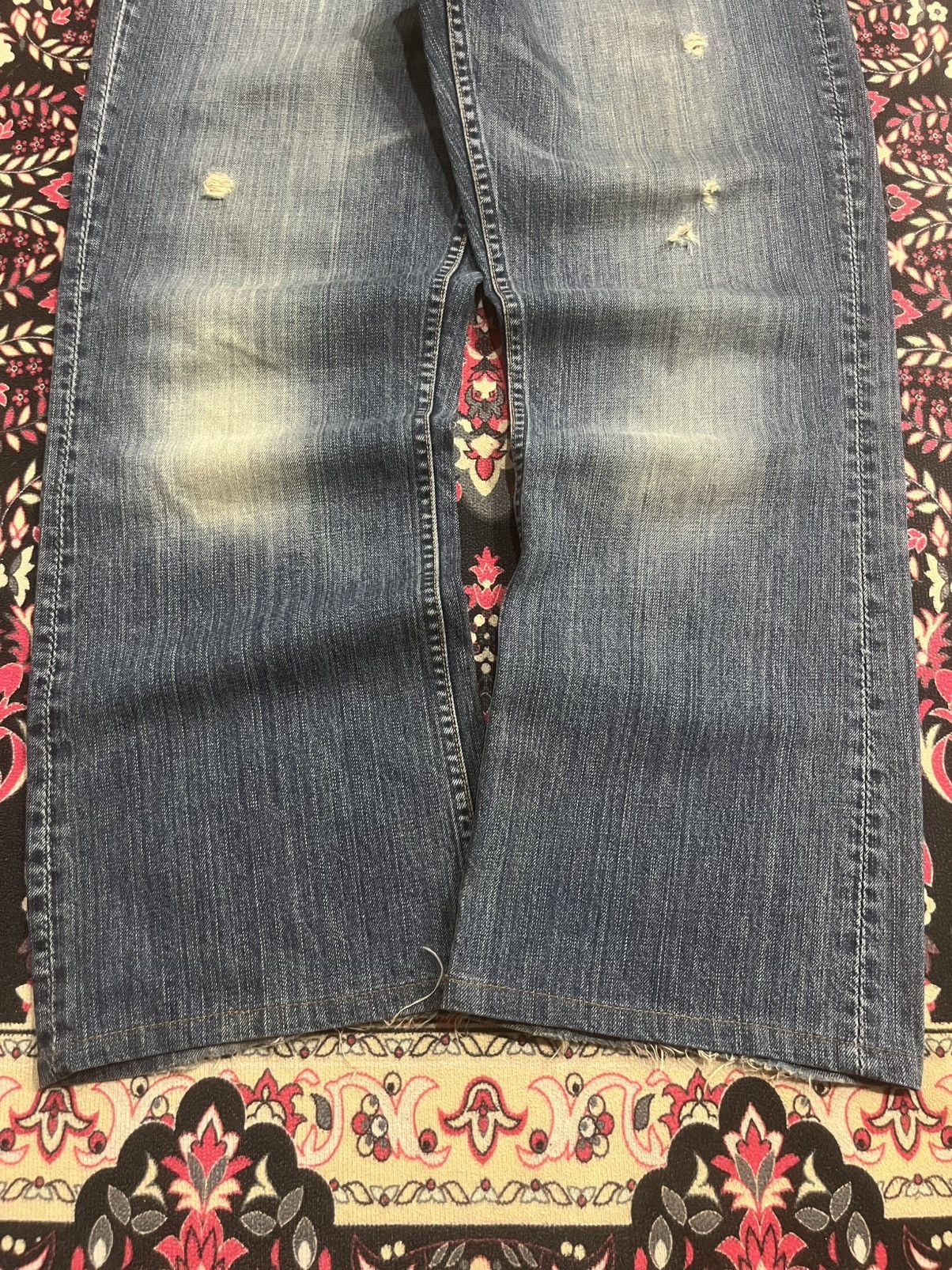 American Eagle Outfitters Vintage American Eagle Outfitters Distressed Bootcut Jeans Size US 32 / EU 48 - 9 Thumbnail