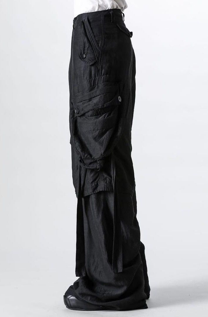 JULIUS 新品25SS Killy Gasmask Cargo Pant Julius Black Killy Gasmask Cargo Pants