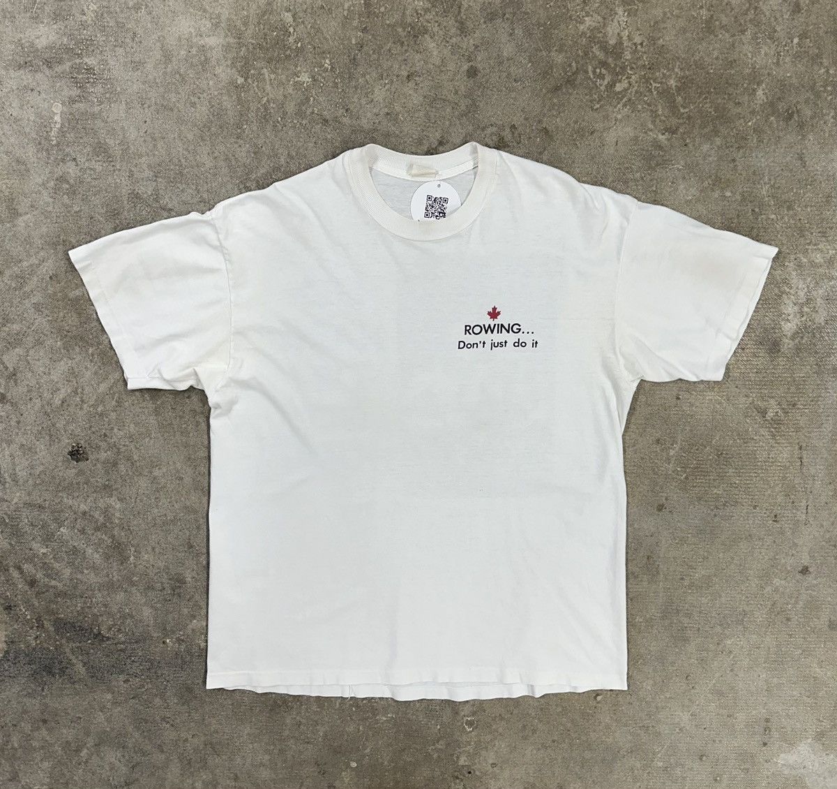Vintage Vintage 90s Rowing Go Hard Or Go Home Mullet T-Shirt Size US XL / EU 56 / 4 - 2 Thumbnail