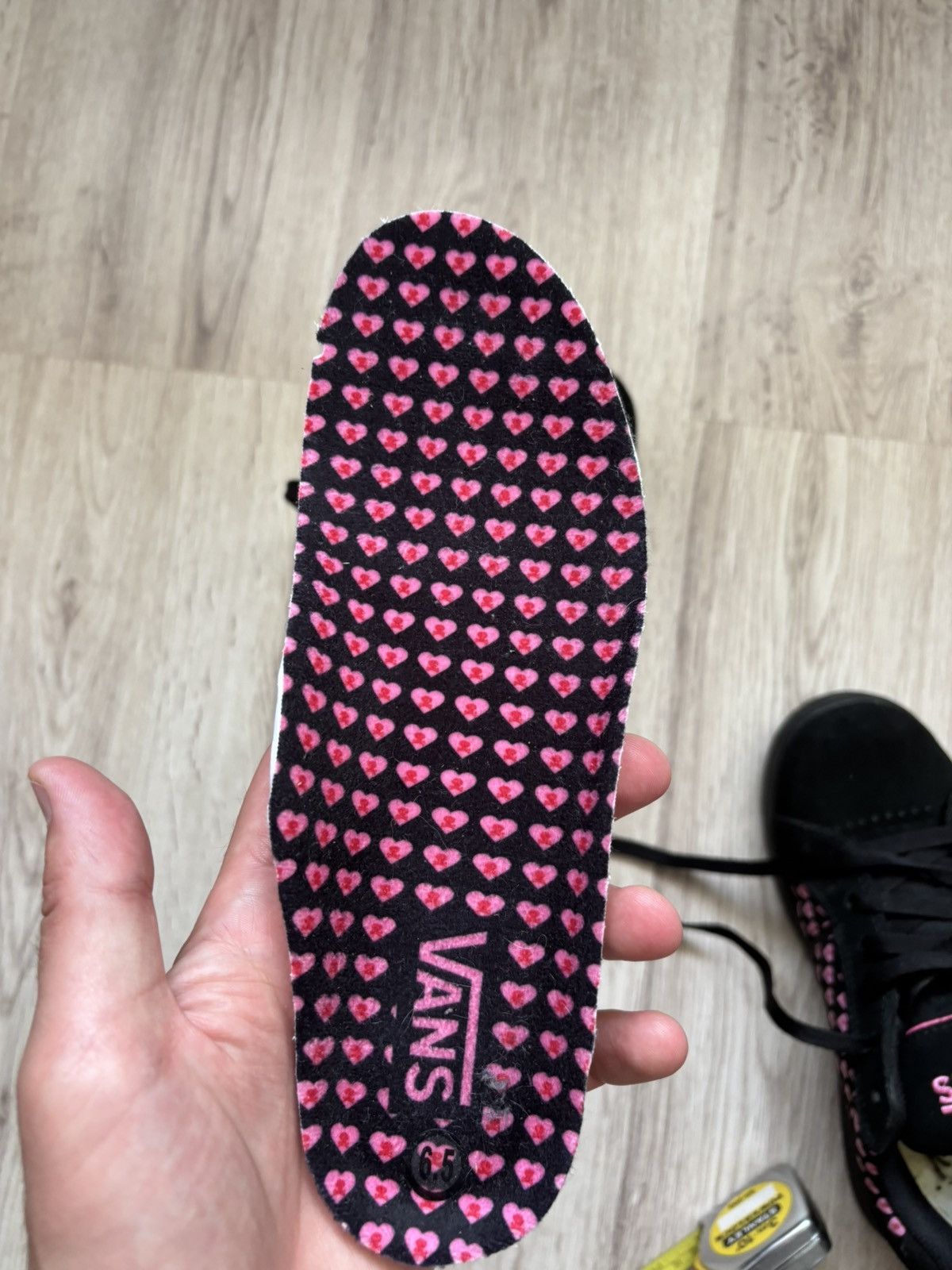 Vans Vans Decline Women’s 6.5 Pink Heart Skull Rare 2009 Y2K Emo Size US 6.5 / IT 36.5 - 15 Thumbnail