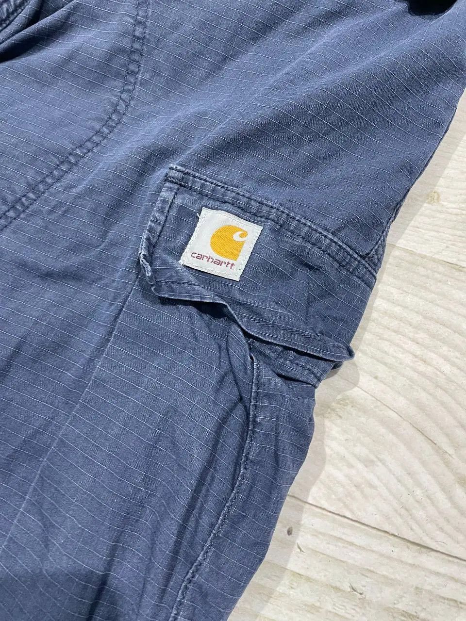 Carhartt Vintage Carhartt WIP Cargo Pants Distrissed Work Size US 33 - 13 Thumbnail