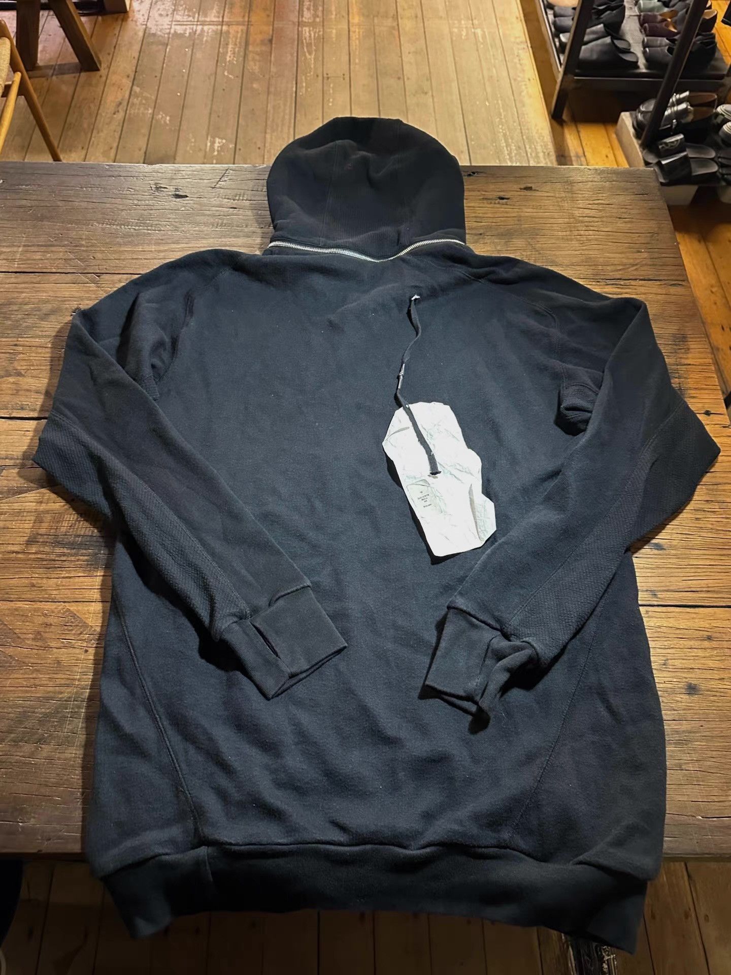 11 By Boris Bidjan Saberi 11byBBS 15FW Black H1 Detachable Zip Hoodie Ｑ25 Size US XL / EU 56 / 4 - 3 Thumbnail