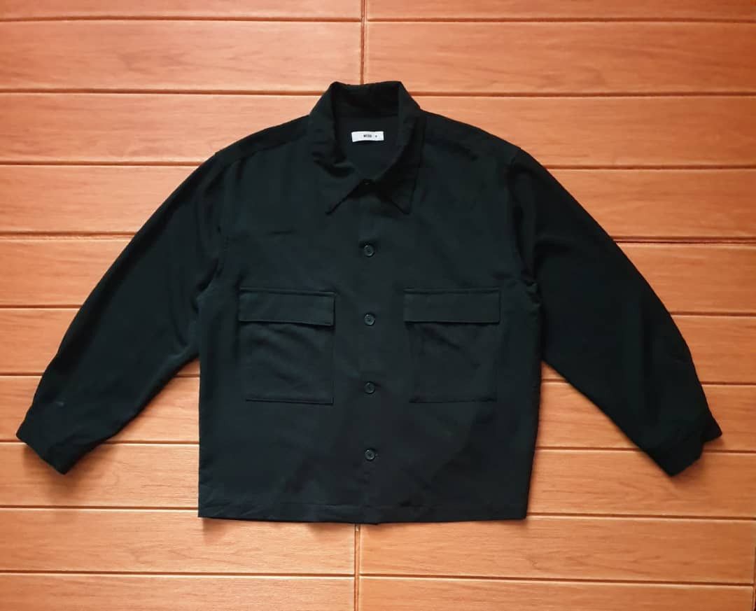 Japanese Brand Wego Green Colour Oversive button up Shirt Size US L / EU 52-54 / 3 - 1 Thumbnail