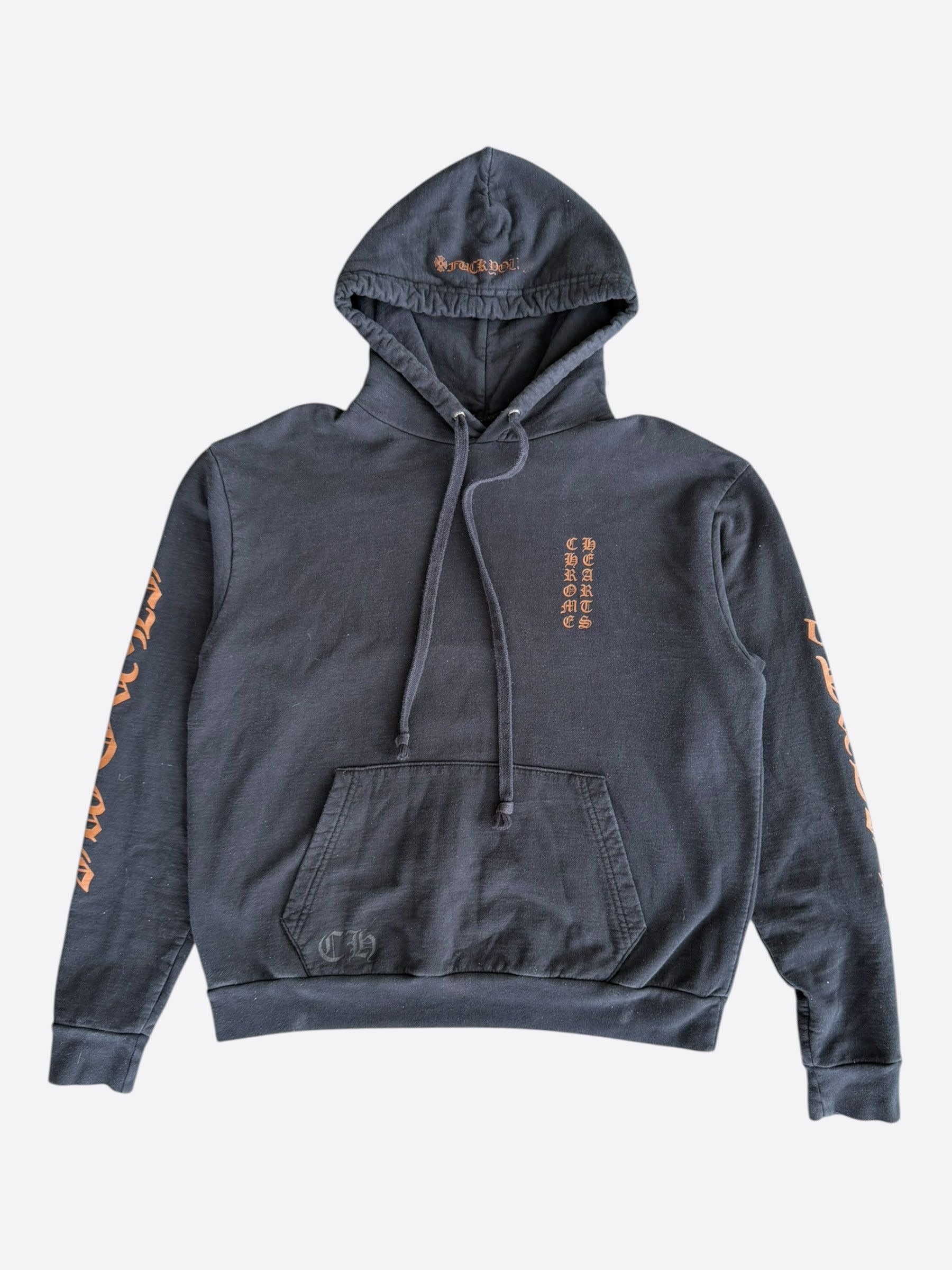 Chrome Hearts Chrome Hearts Black & Brown Script Logo Hoodie Size US XS / EU 42 / 0 - 1 Thumbnail