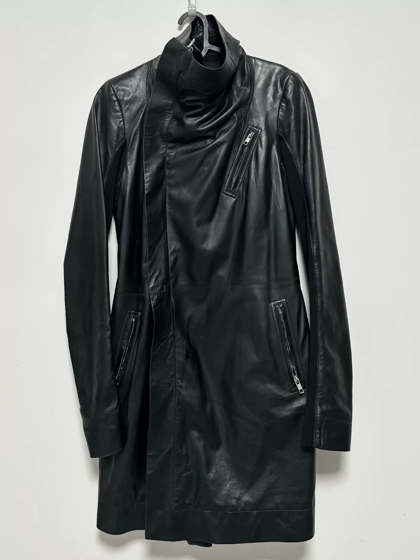 Rick Owens Rick Owens RO Leather Trench Coat Size US XS / EU 42 / 0 - 1 Thumbnail