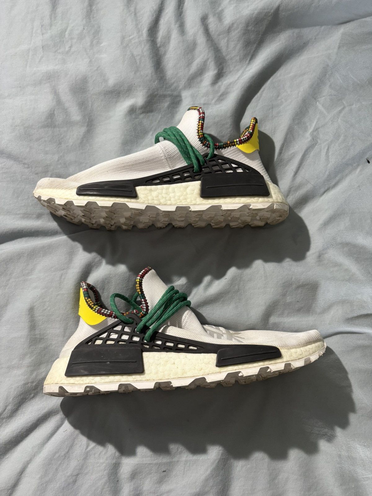 Adidas × Pharrell Adidas NMD HU Human Race Pharrell Size US 10.5 / EU 43-44 - 4 Thumbnail