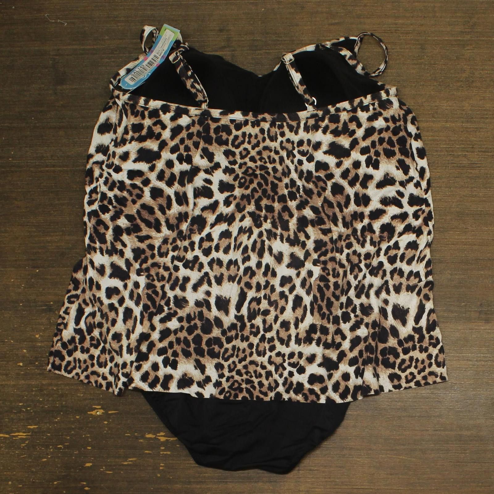 Other Nwt Swim Solutions Size One-piece Swimsuit Brown Animal 20w Size ONE SIZE - 2 Thumbnail