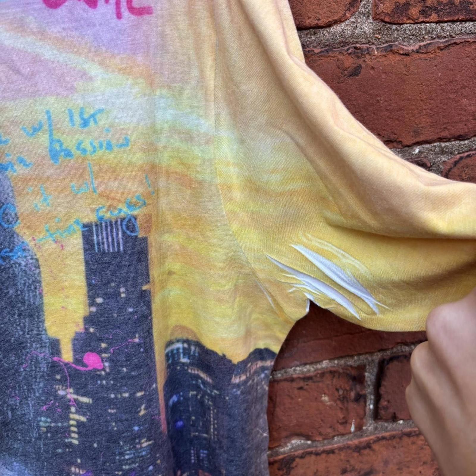 Other skel Jason Skeldon all over print Mona Lisa t shirt XL Size US XL / EU 56 / 4 - 5 Thumbnail