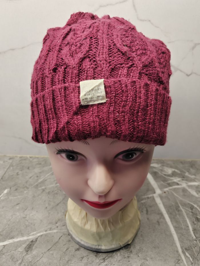 Japanese Brand Wish You Be Always Filled With Happinees Beanie Size ONE SIZE - 1 Thumbnail