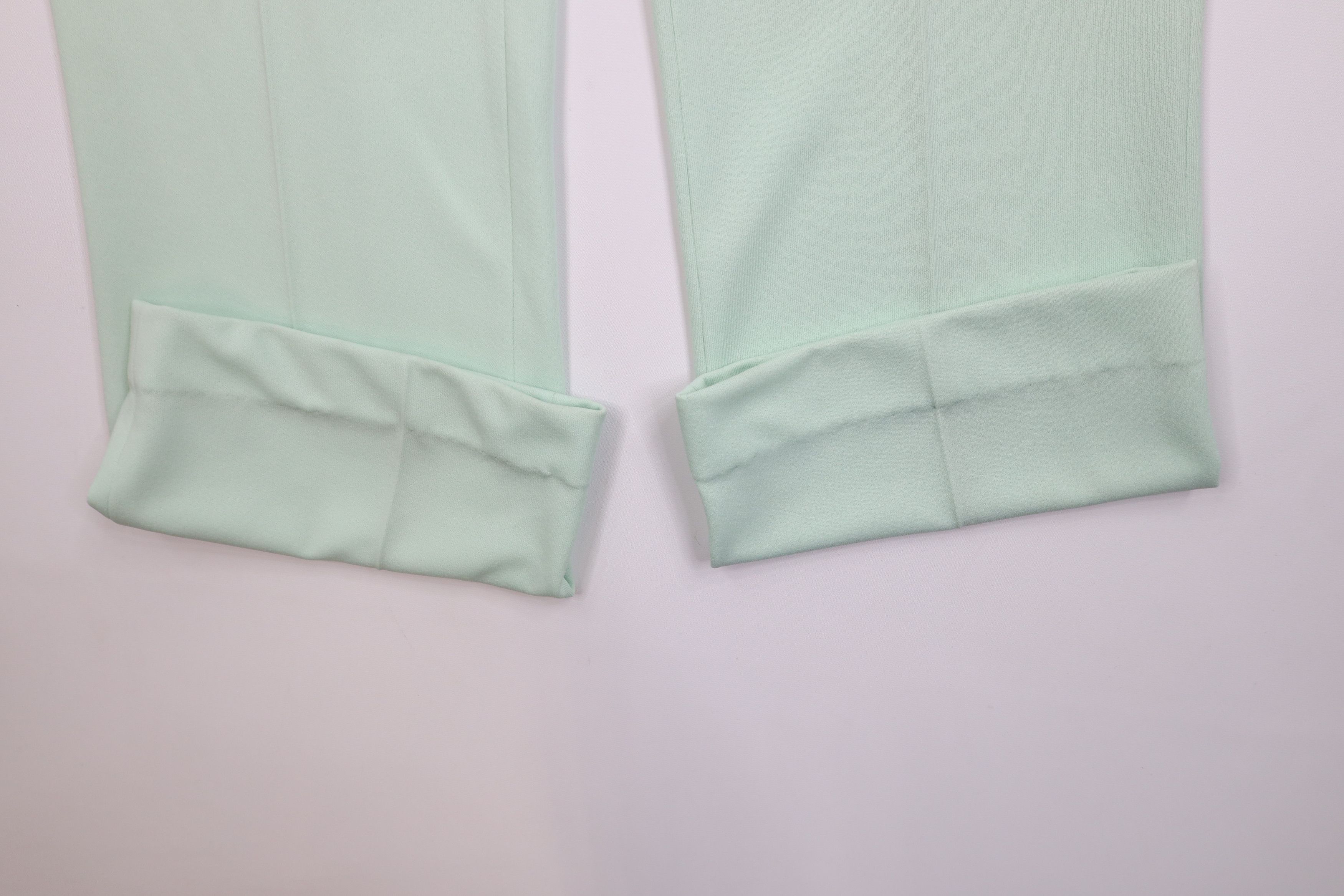Vintage Vintage 60s 70s Streetwear Knit Bell Bottoms Pants Green USA Size US 38 / EU 54 - 5 Thumbnail
