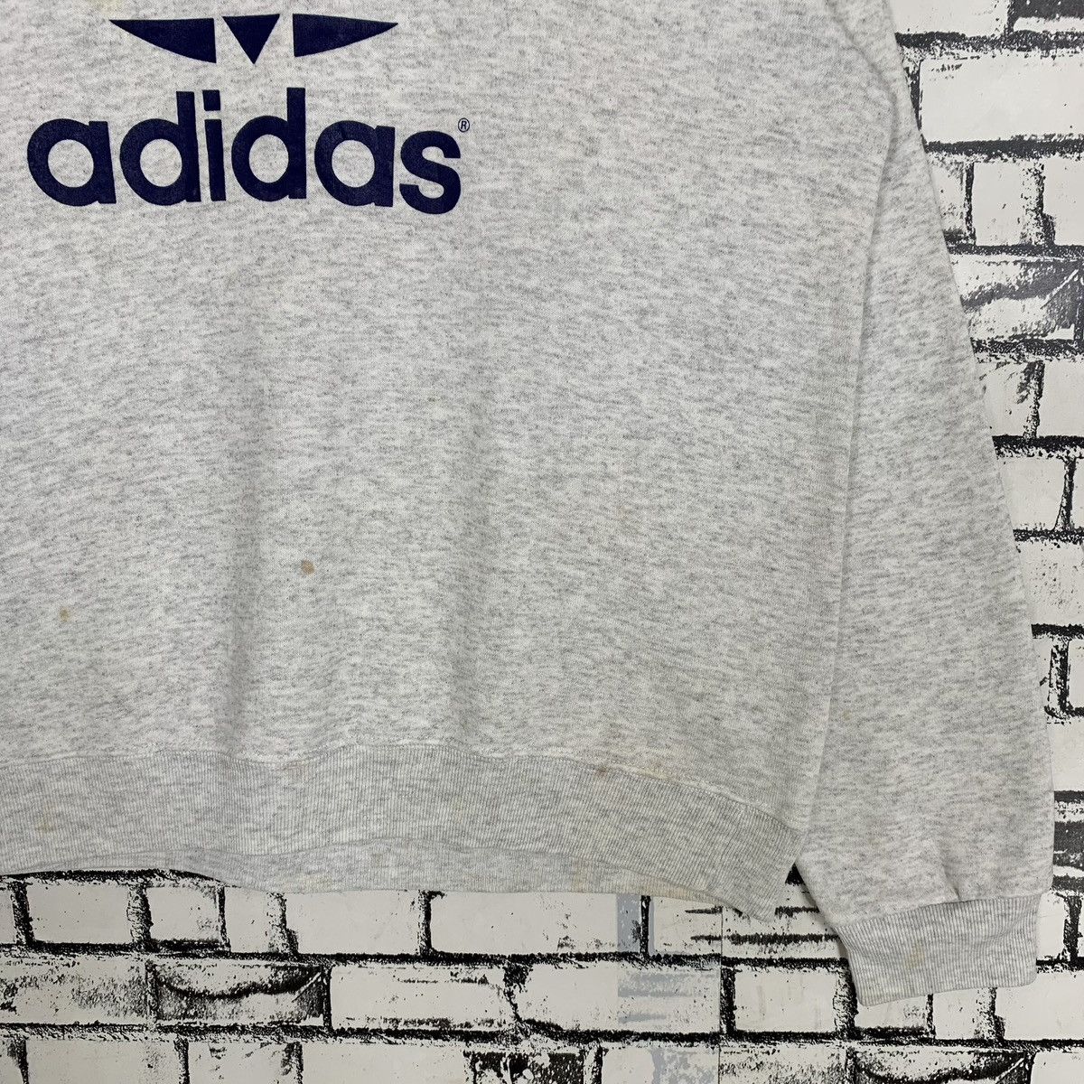 Adidas Vintage Adidas Trefoil Sweatshirt Size US L / EU 52-54 / 3 - 8 Thumbnail