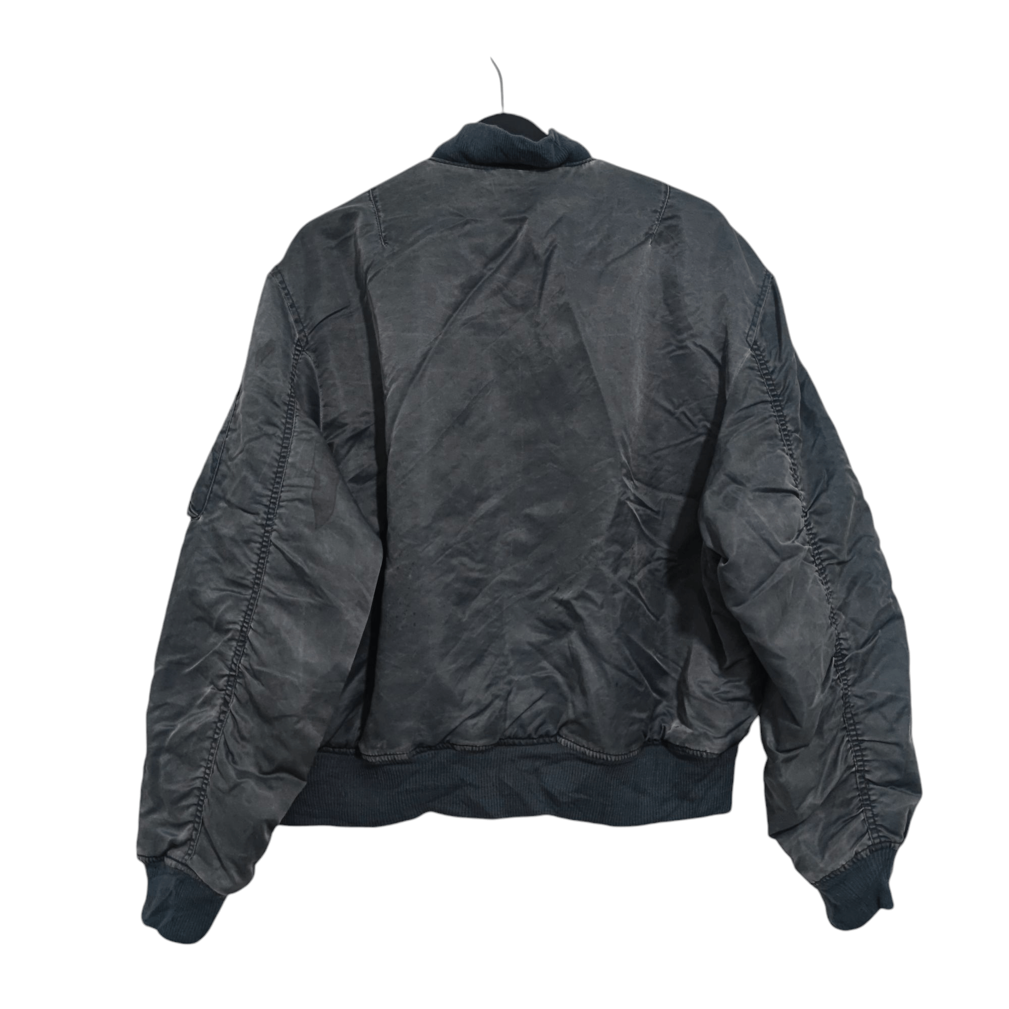 Alpha Industries × Vintage Reversibel MA1 Military Bomber Jacket Size US M / EU 48-50 / 2 - 2 Thumbnail