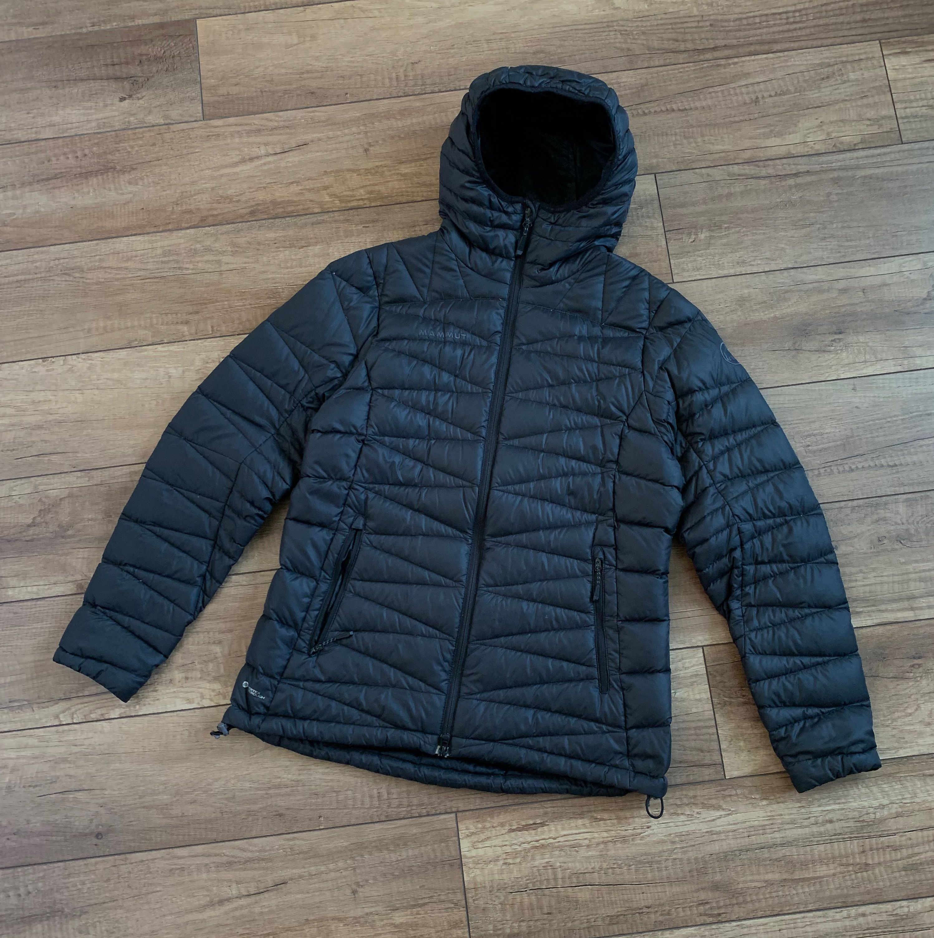 Mammut Mammut Black Womens Quilted Hooded Down Jacket Size L / US 10 / IT 46 - 1 Thumbnail
