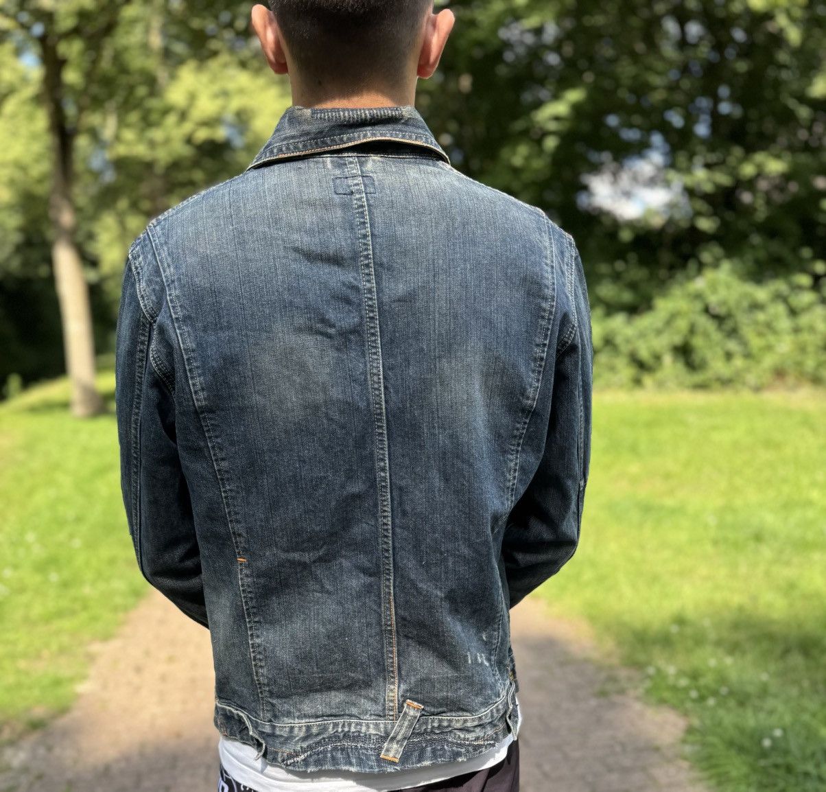 G-Star G-Star Raw Distressed Denim Jacket Vintage Size US L / EU 52-54 / 3 - 3 Thumbnail