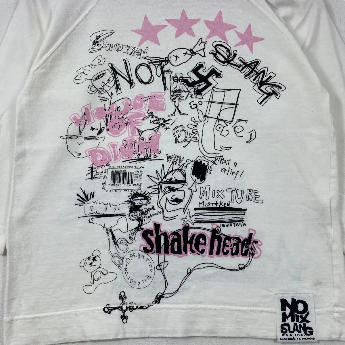 Band Tees RNA Slang SEDITIONARIES Punk Design Long Sleeve Tee Shirt Size M / US 6-8 / IT 42-44 - 2 Thumbnail