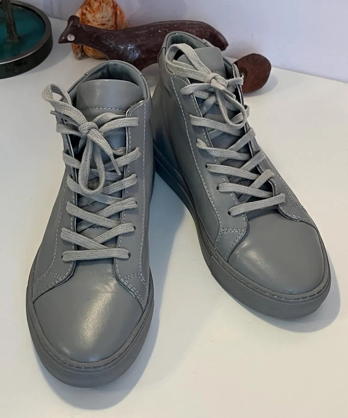 Common Projects High-Top Sneakers Achilles Leather Trainers Boot UK4 EU37 Size US 7 / IT 37 - 3 Thumbnail