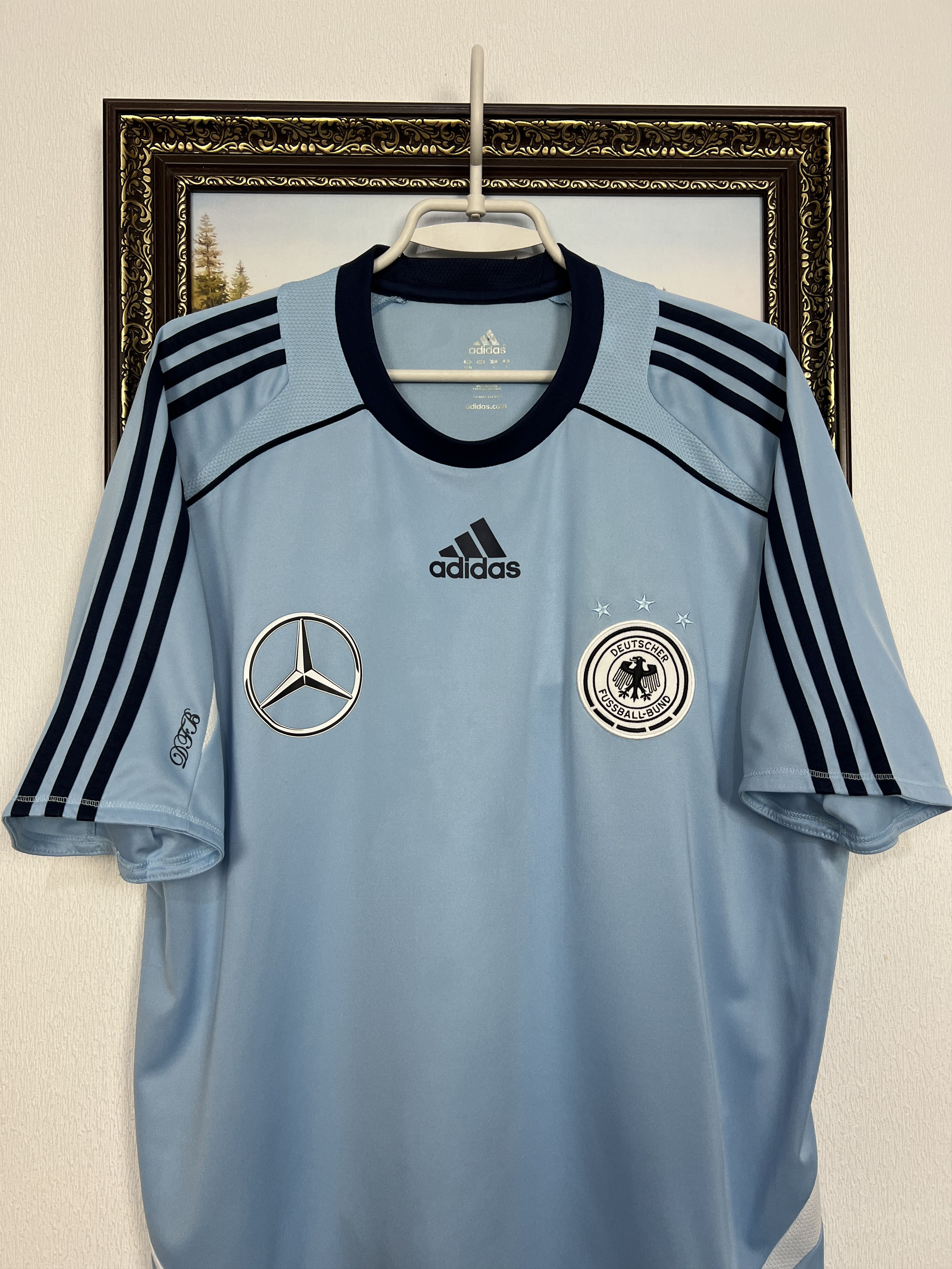 Adidas Germany Football Player Train Shirt Soccer Jersey Mercedes Size US XL / EU 56 / 4 - 2 Thumbnail