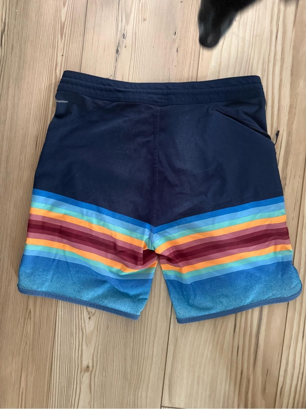 Hurley Hurley Navy & Multi-Stripe Men’s Boardshorts Size US 30 / EU 46 - 4 Thumbnail