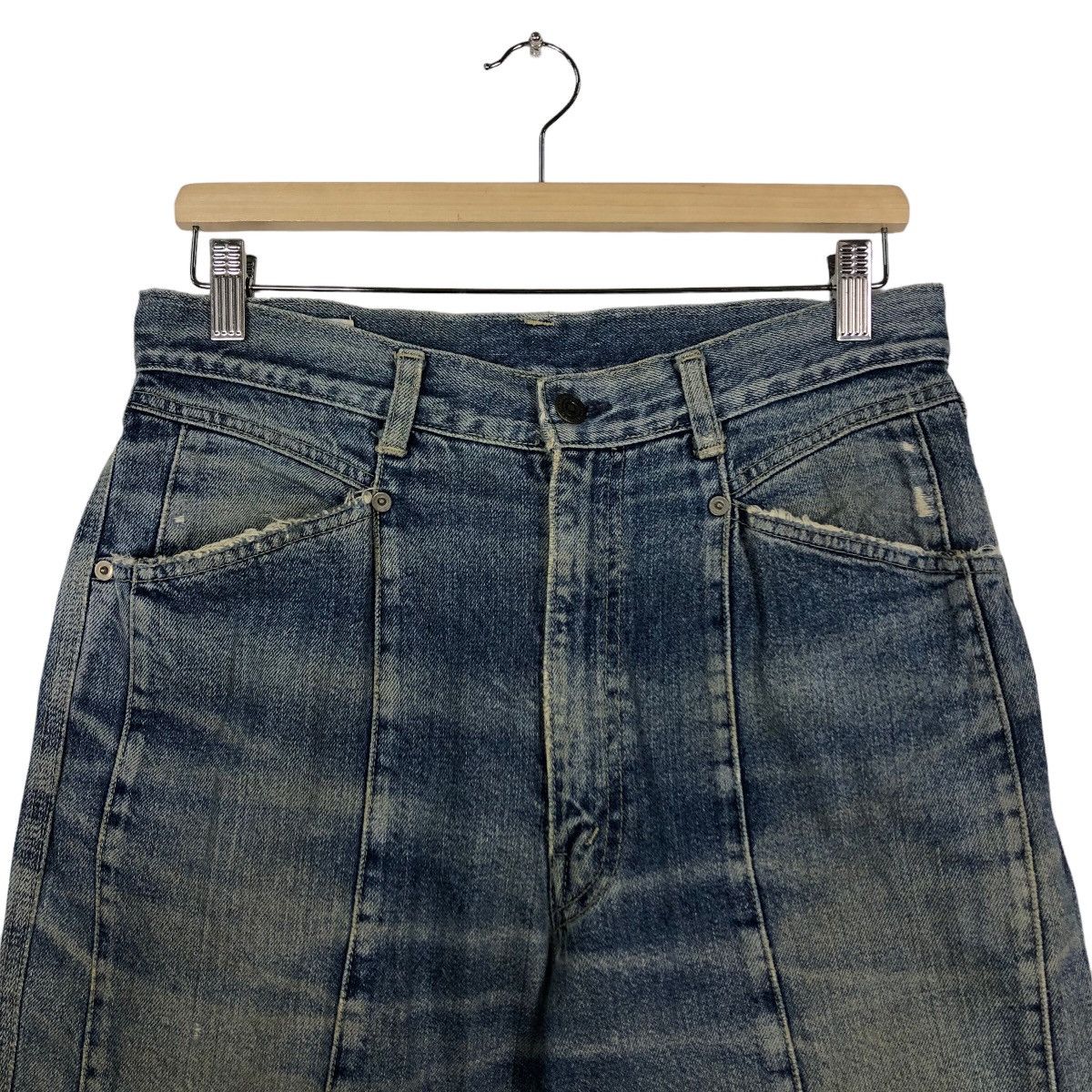 Japanese Brand 🔥90’s The Others Toyo Enterprise Distressed Denim Bush Size US 32 / EU 48 - 3 Thumbnail