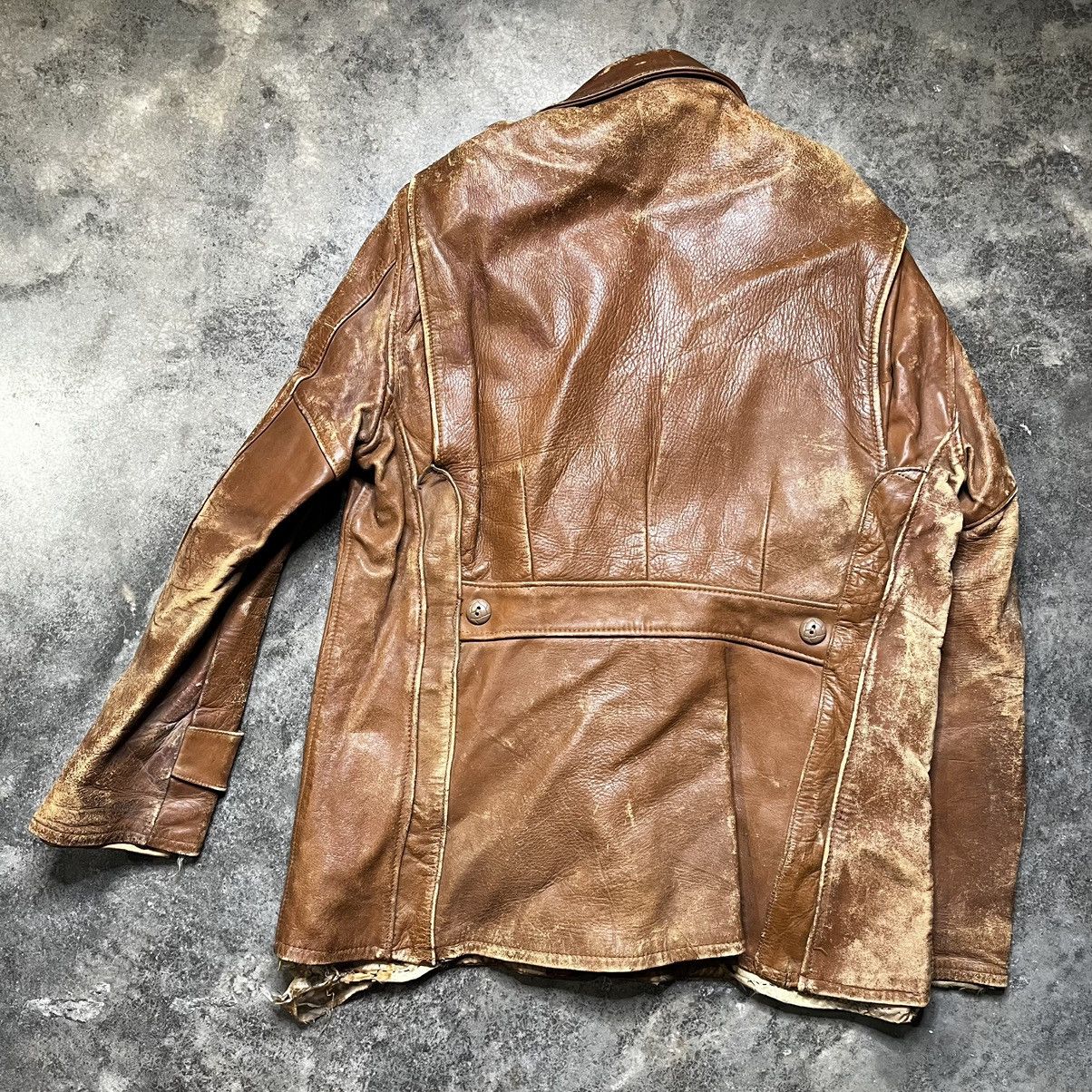 Vintage vintage 50s 60s real pony hide leather jacket Size US L / EU 52-54 / 3 - 10 Thumbnail