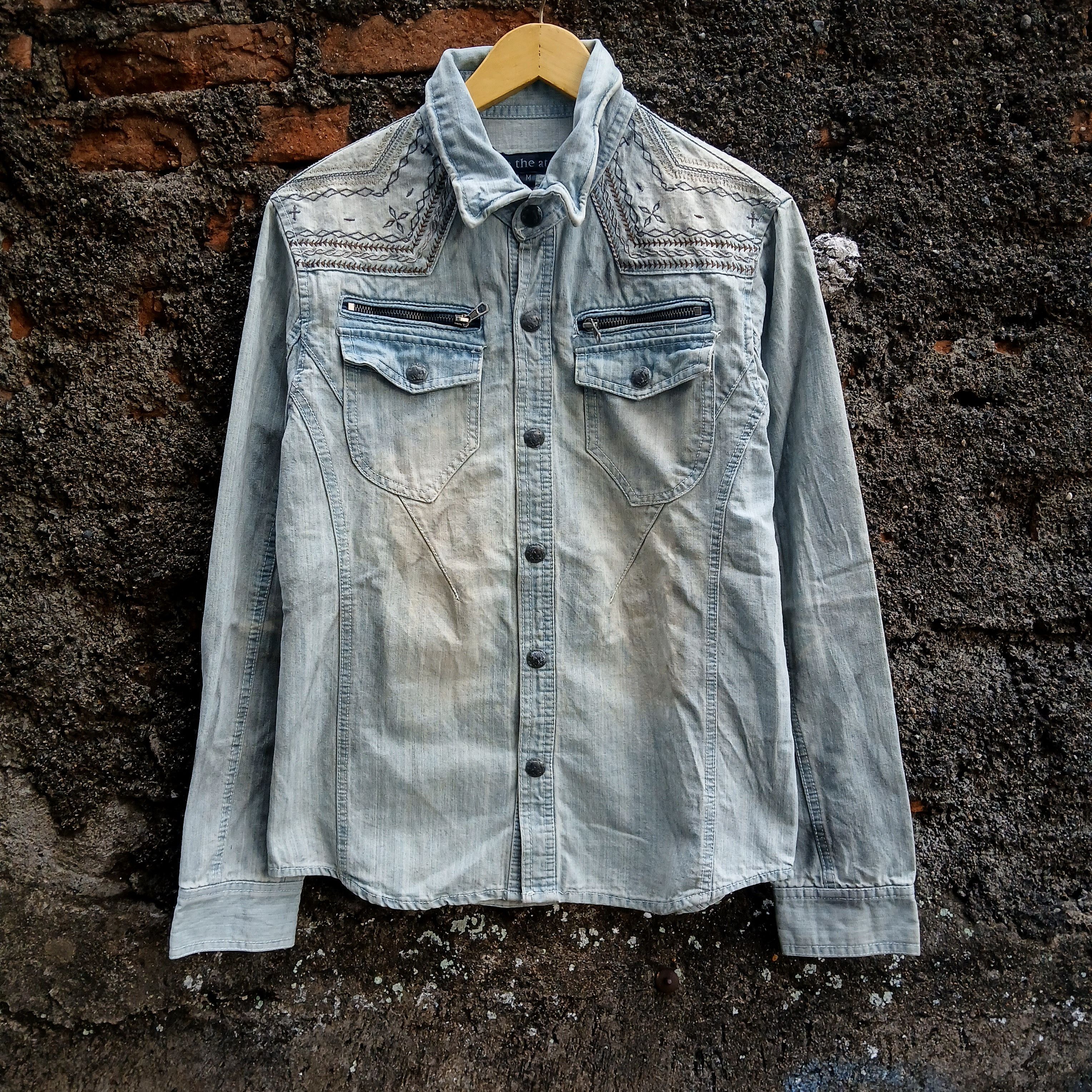 In The Attic In The Attic japanese brand vkei style denim jacket Size US M / EU 48-50 / 2 - 1 Thumbnail