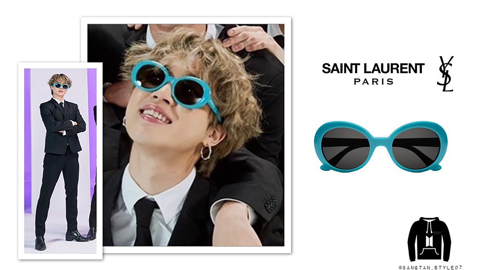 Saint Laurent Paris FREE SHIPPING! - 'Surf Sound' California SL 98 Sunglasses Size ONE SIZE - 5 Thumbnail