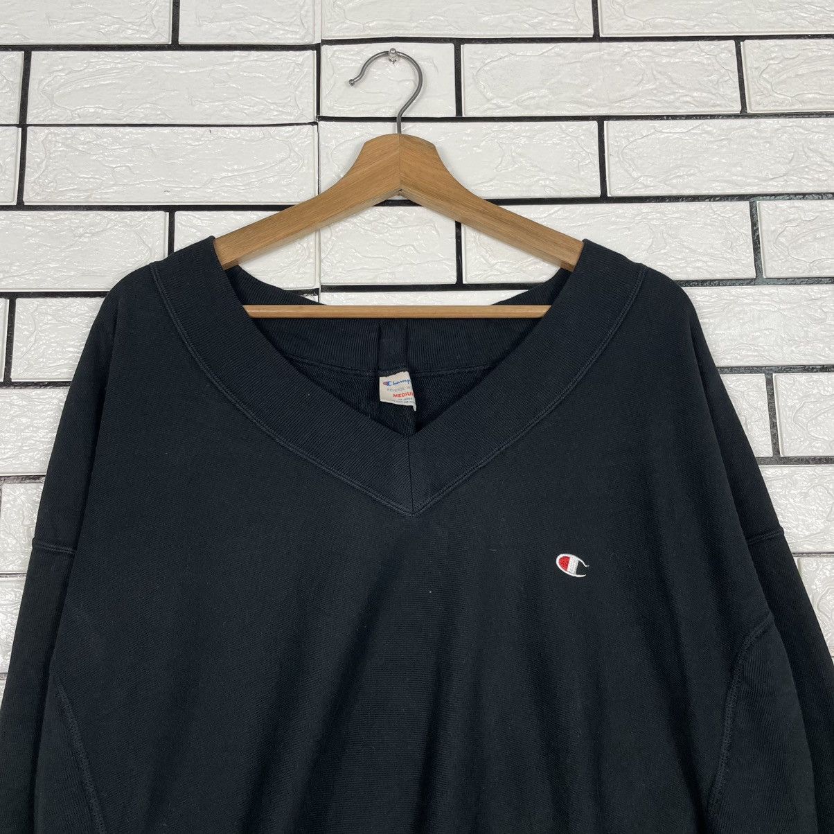 Champion Champion Reverse Weave V-neck Women Sweatshirt Size M / US 6-8 / IT 42-44 - 2 Thumbnail
