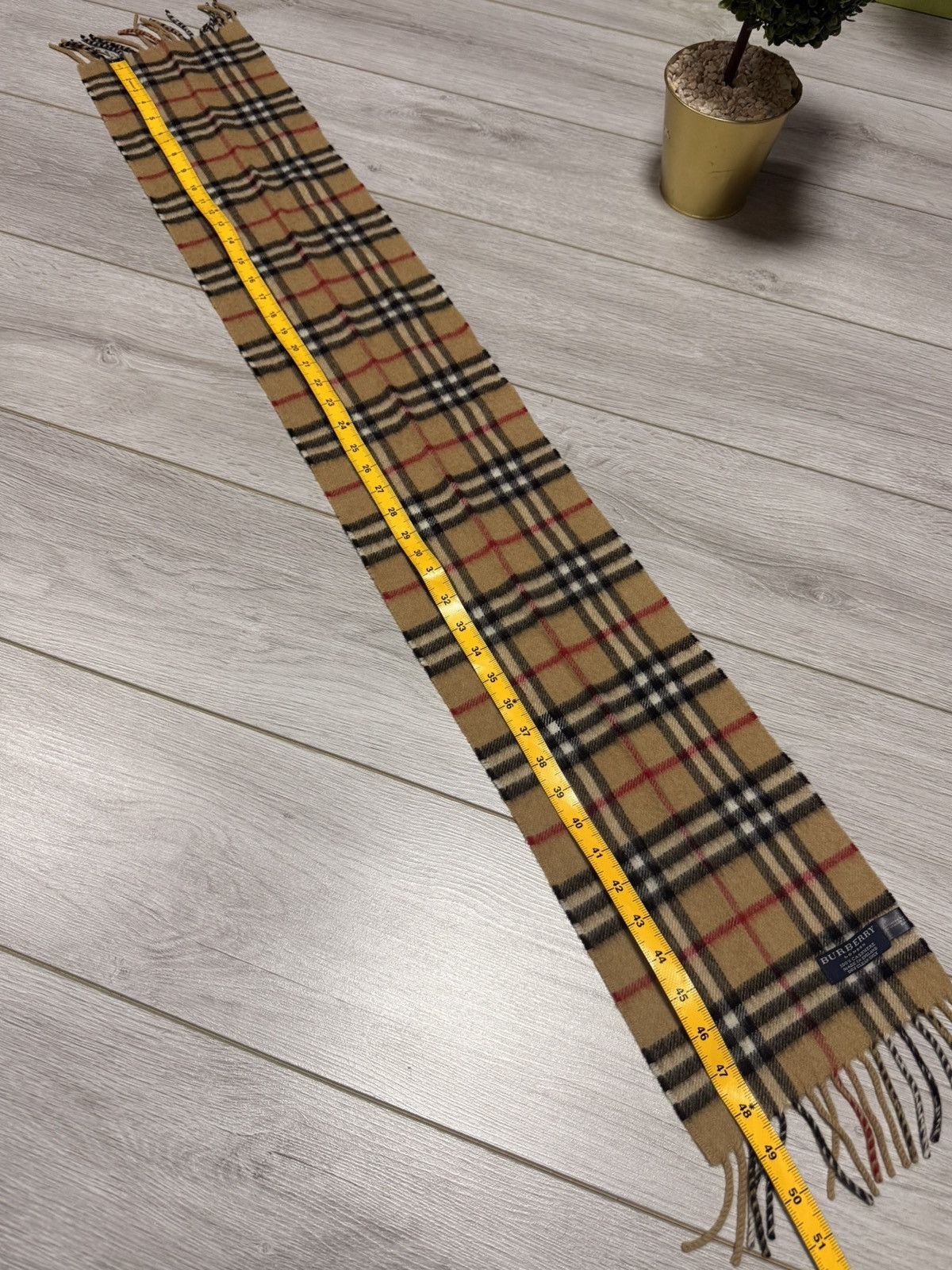 Burberry Burberry cashmere check wool scarf Size ONE SIZE - 7 Thumbnail